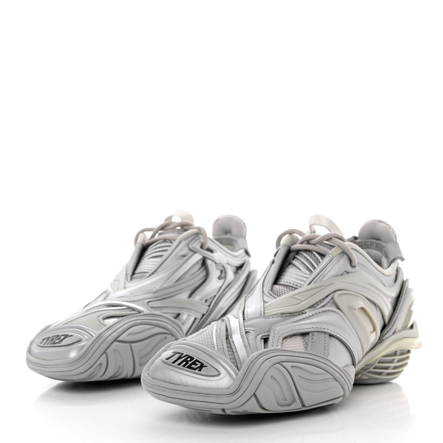 BALENCIAGA【送料込】Tyrex Bandage Sneakers White Silver balenciaga silver tyrex sneakers size 4 | eBay