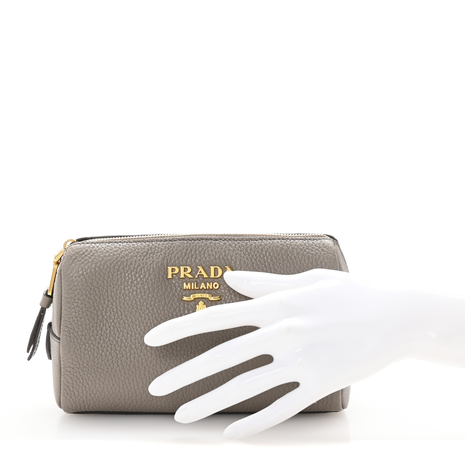 PRADA ポーチ 1NA350 TESSUTO ARGILLA PRADA ポーチ 1NA350 TESSUTO ARGILLA Prada Vitello Daino