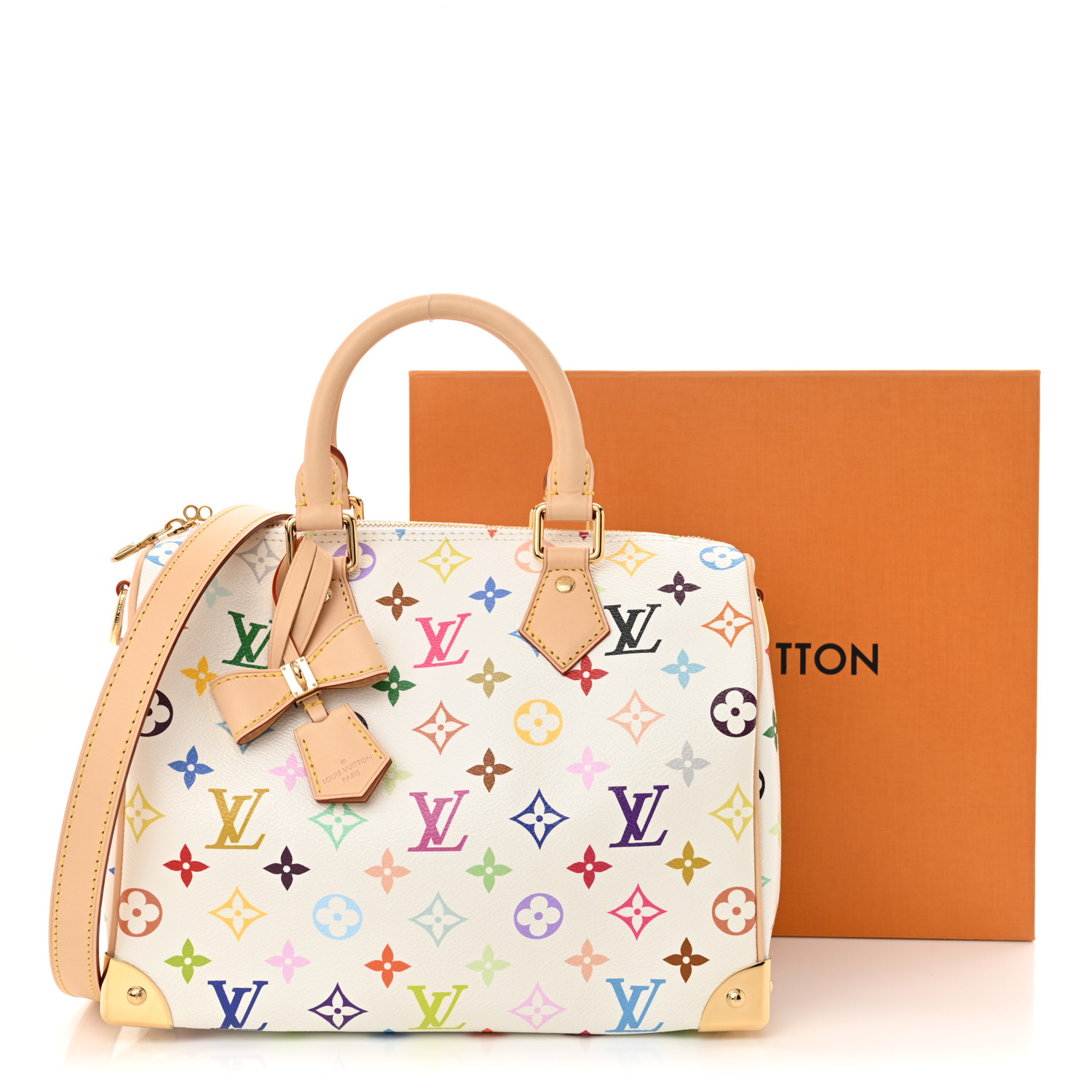 ちゃんはる ❁.。. ［美品] Louis Vuitton モノグラム LOUIS VUITTON LV X TM Monogram Multicolor Speedy Bandouliere
