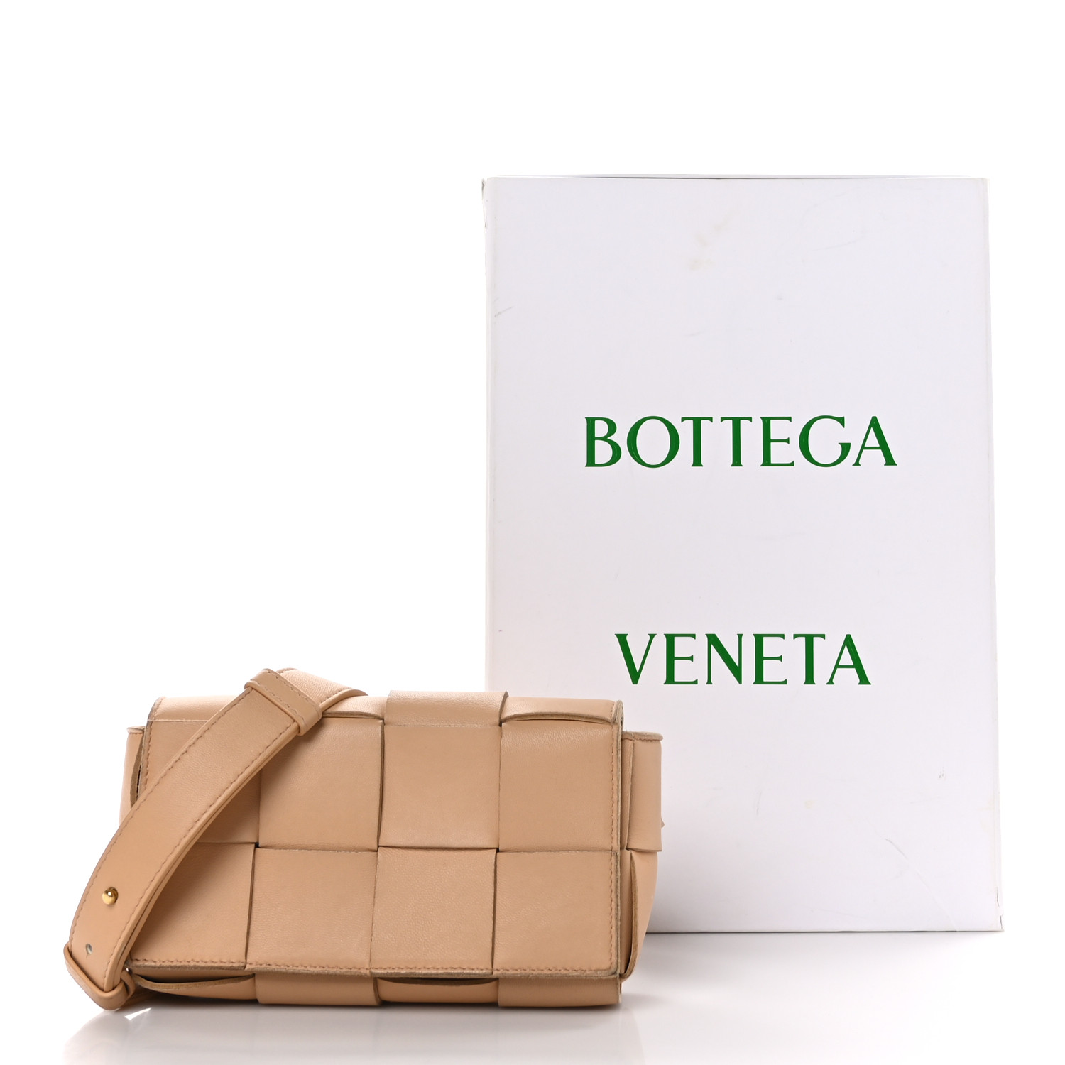 BOTTEGA VENETA Nappa Maxi Intreccio The Belt Cassette Bag
