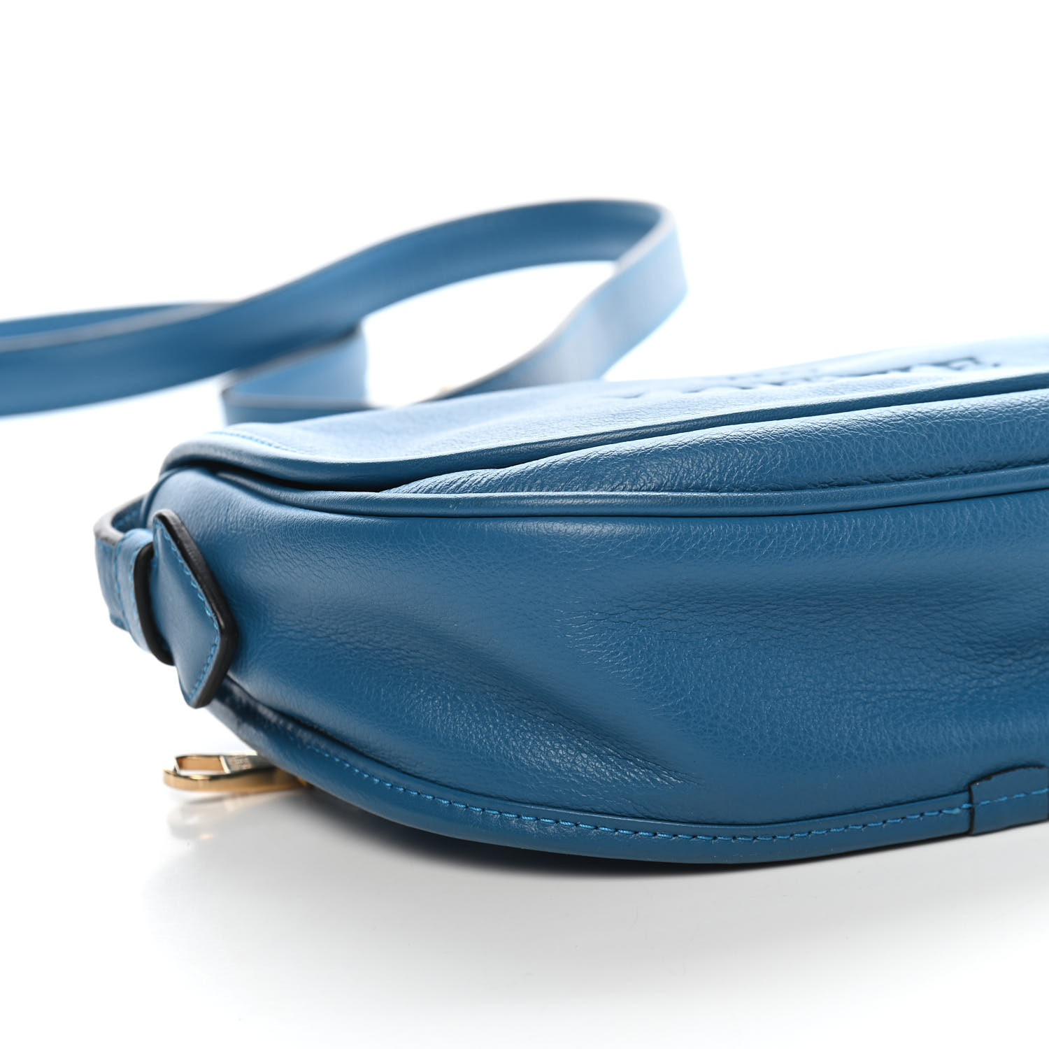 LOEWE Calfskin Heritage Crossbody Bag Blue 856032 | FASHIONPHILE