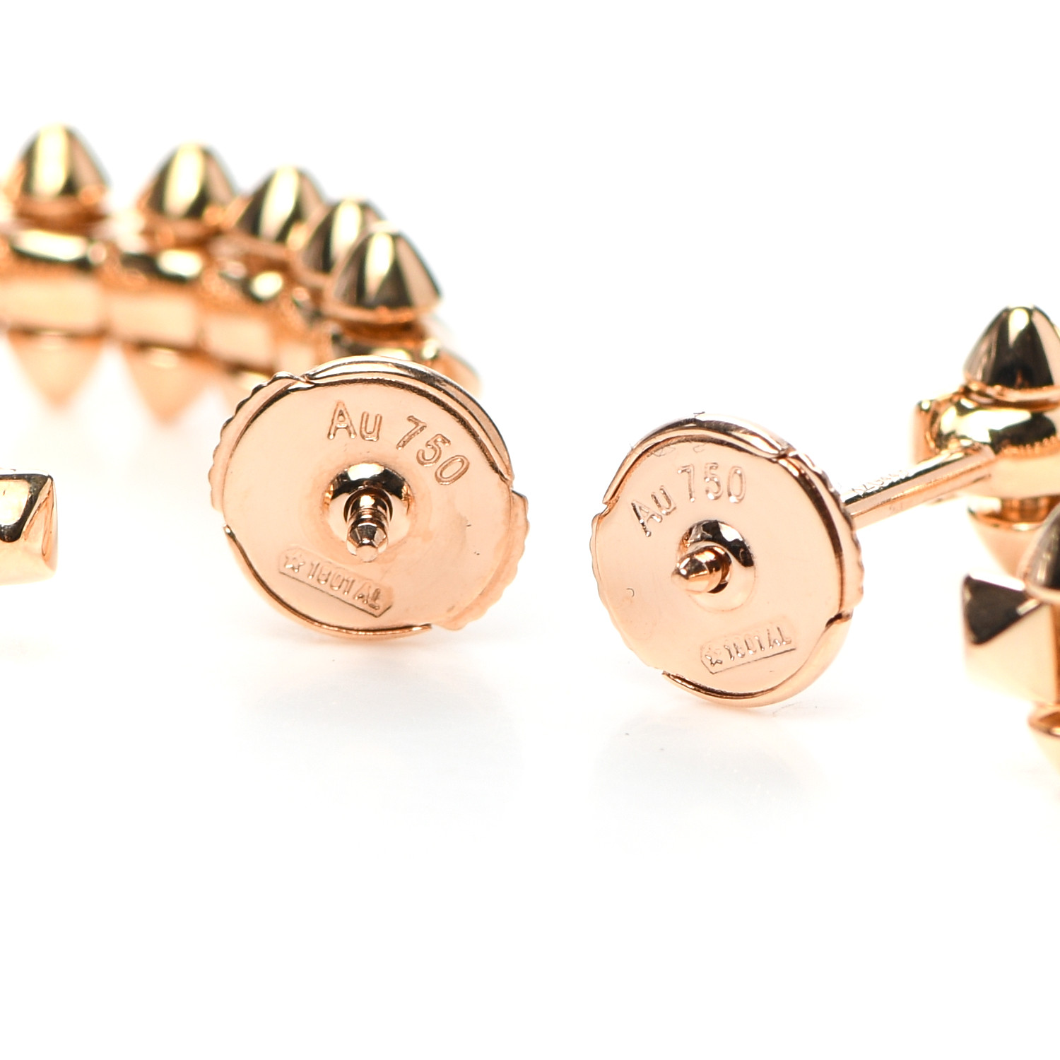 洗練ジュエリー【Cartier】Clash de Cartier earrings Pink Gold CRN8515236 - Clash de Cartier earrings - Rose gold, diamonds