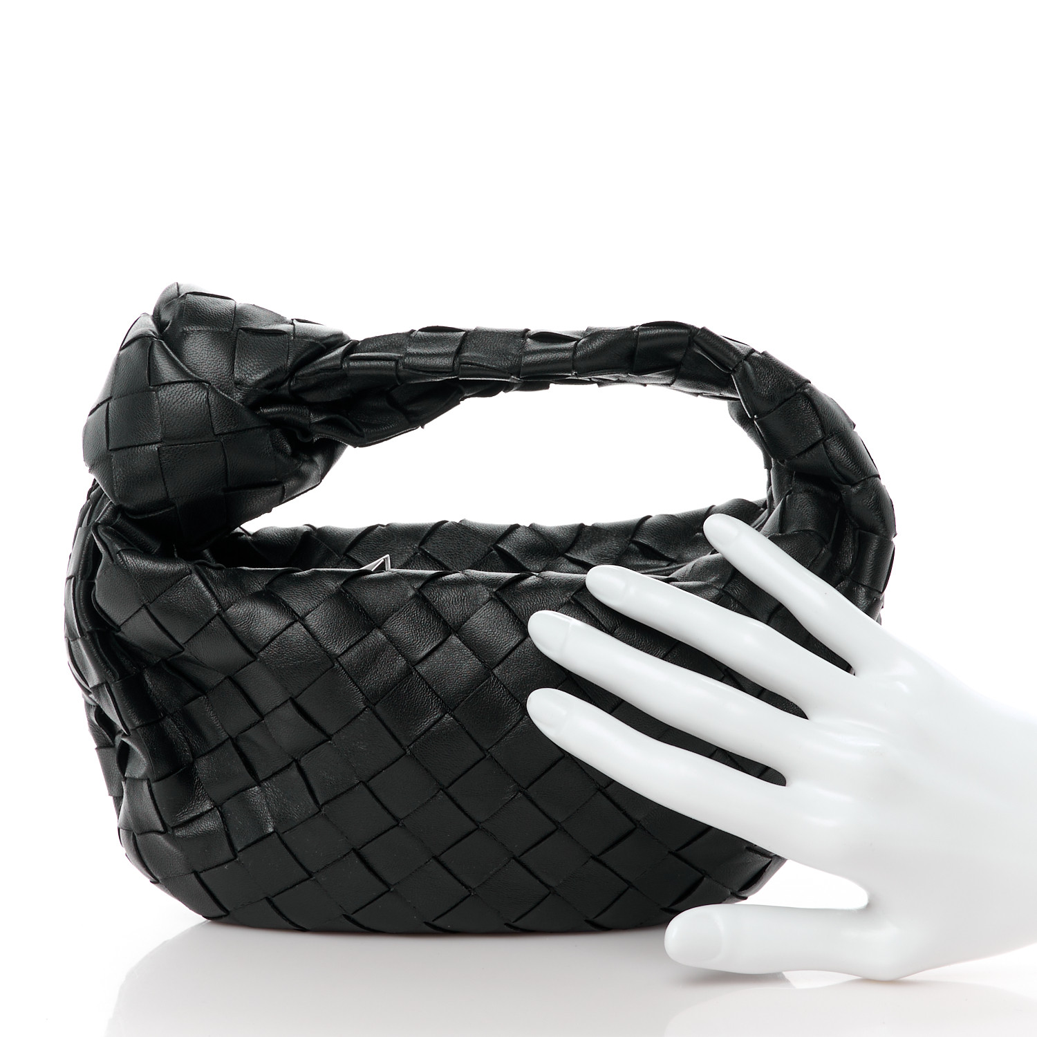 ハンドバッグ Bottega Veneta Mini Jodie Handbag In Intrecciato Nappa BOTTEGA VENETA Nappa Intrecciato Mini Jodie Peachy 1661392