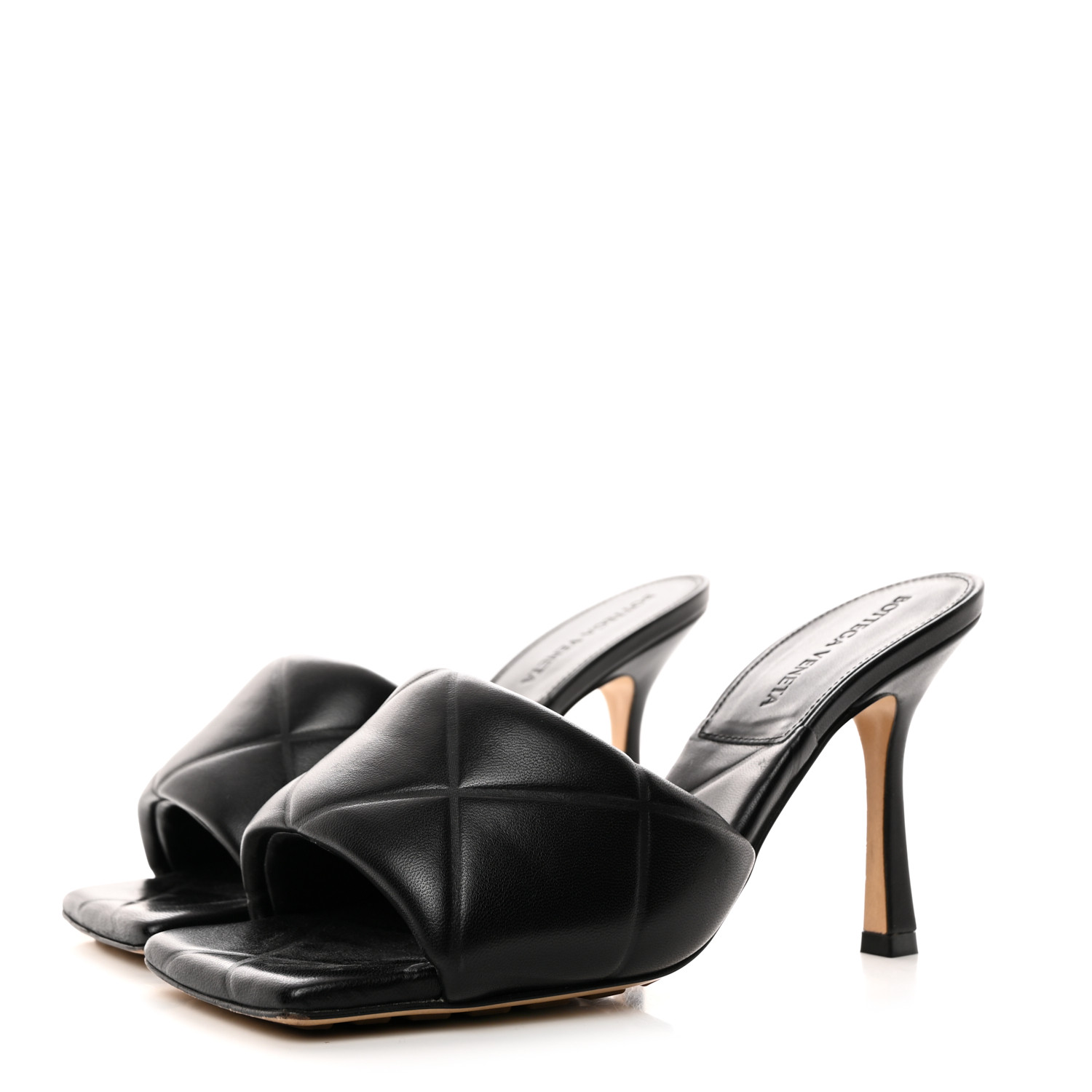 サンダル・ミュール BOTTEGA VENETA   sandal in quilted nappa BOTTEGA VENETA Nappa Matelasse Padded Mule Sandals 36.5
