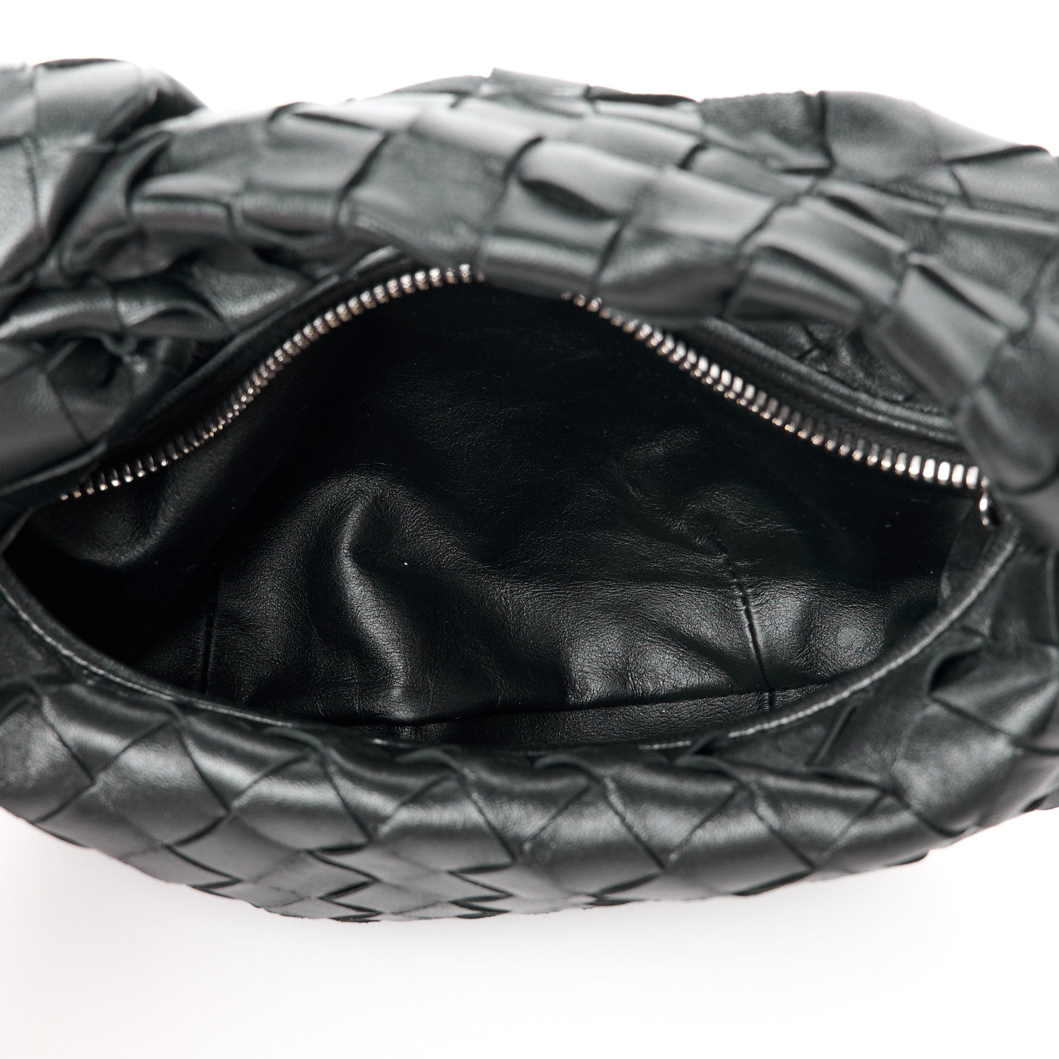 BOTTEGA VENETA Nappa Intrecciato Mini Jodie Black 1608150
