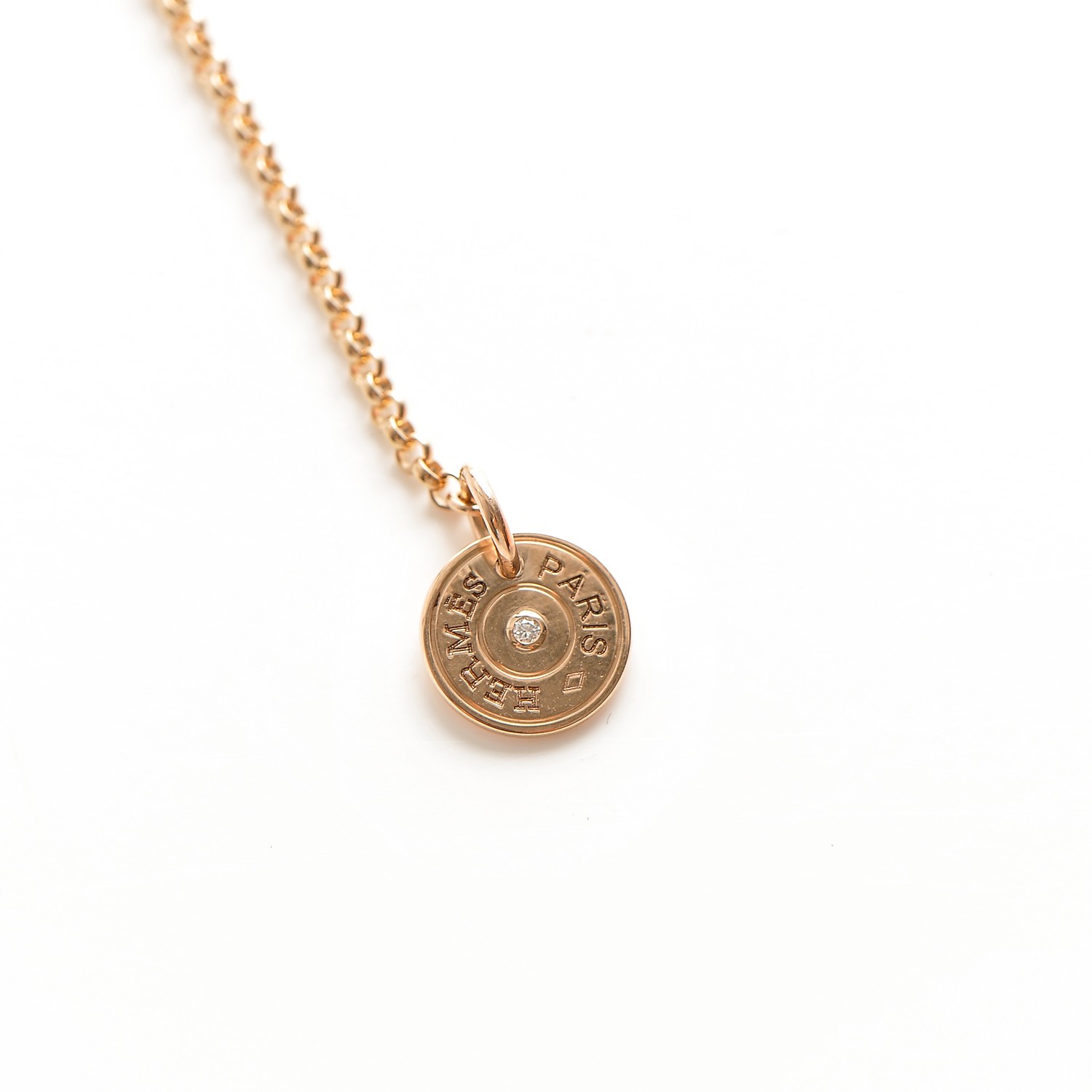 【HERMES】輝くHダイヤモンドのペンダント Pendentif Gambade HERMES】輝くHダイヤモンドのペンダント Pendentif Gambade