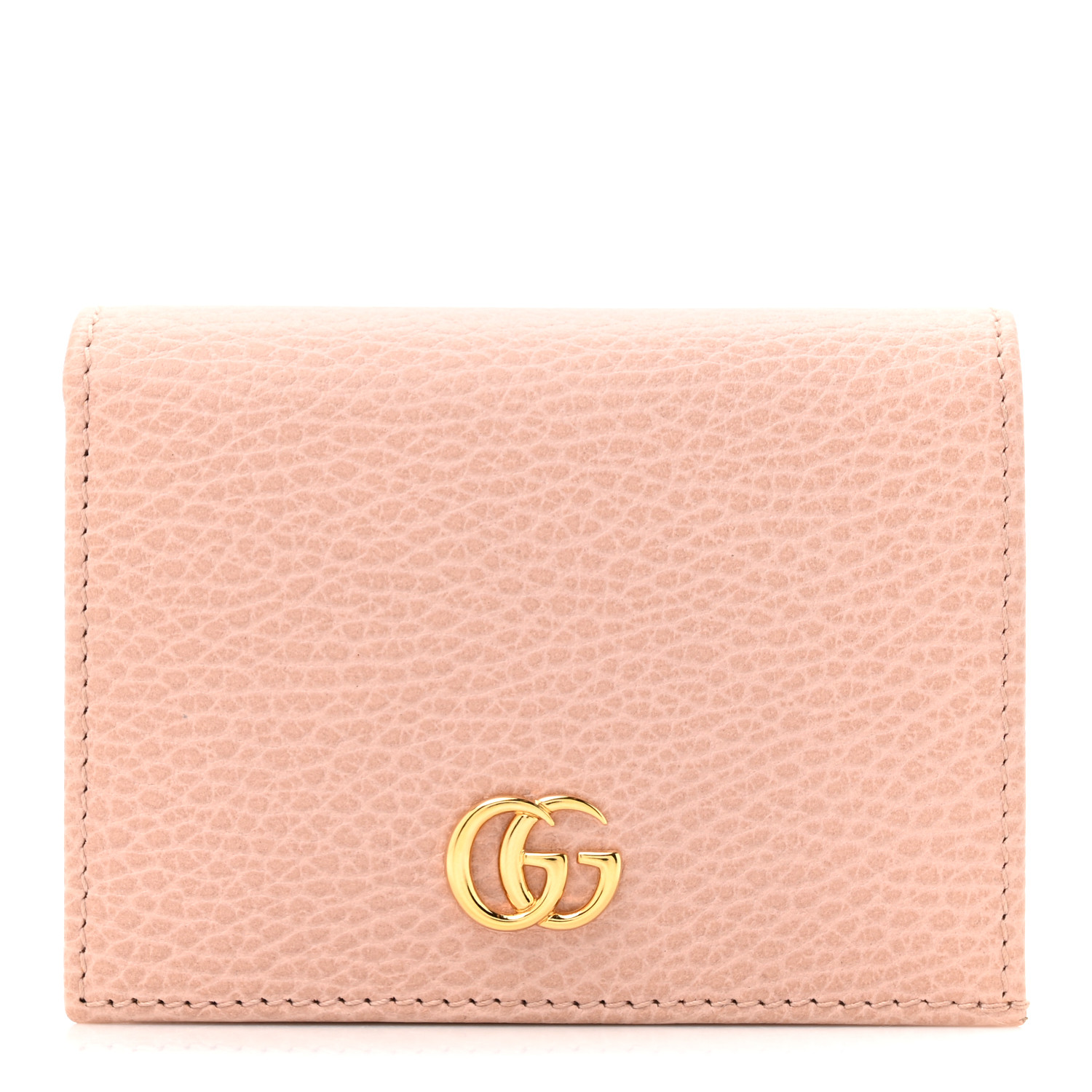 GUCCI カードケース PERFECT PINK GUCCI Dollar Calfskin GG Marmont Card Case Perfect Pink