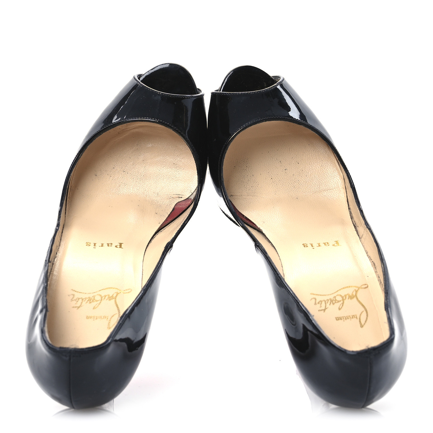 CHRISTIAN LOUBOUTIN Patent New Very Prive 120 Pumps 36.5