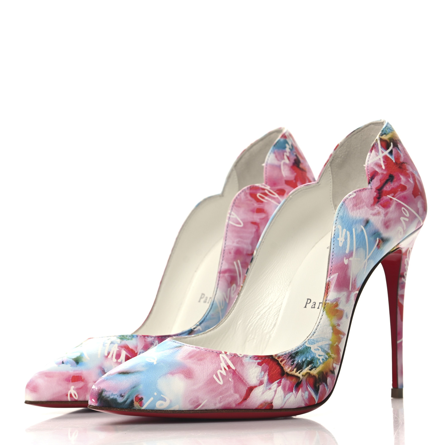 美品⭐︎Christian Louboutin CHRISTIAN LOUBOUTIN Calfskin Hot Chick 100 Pumps 35.5 White