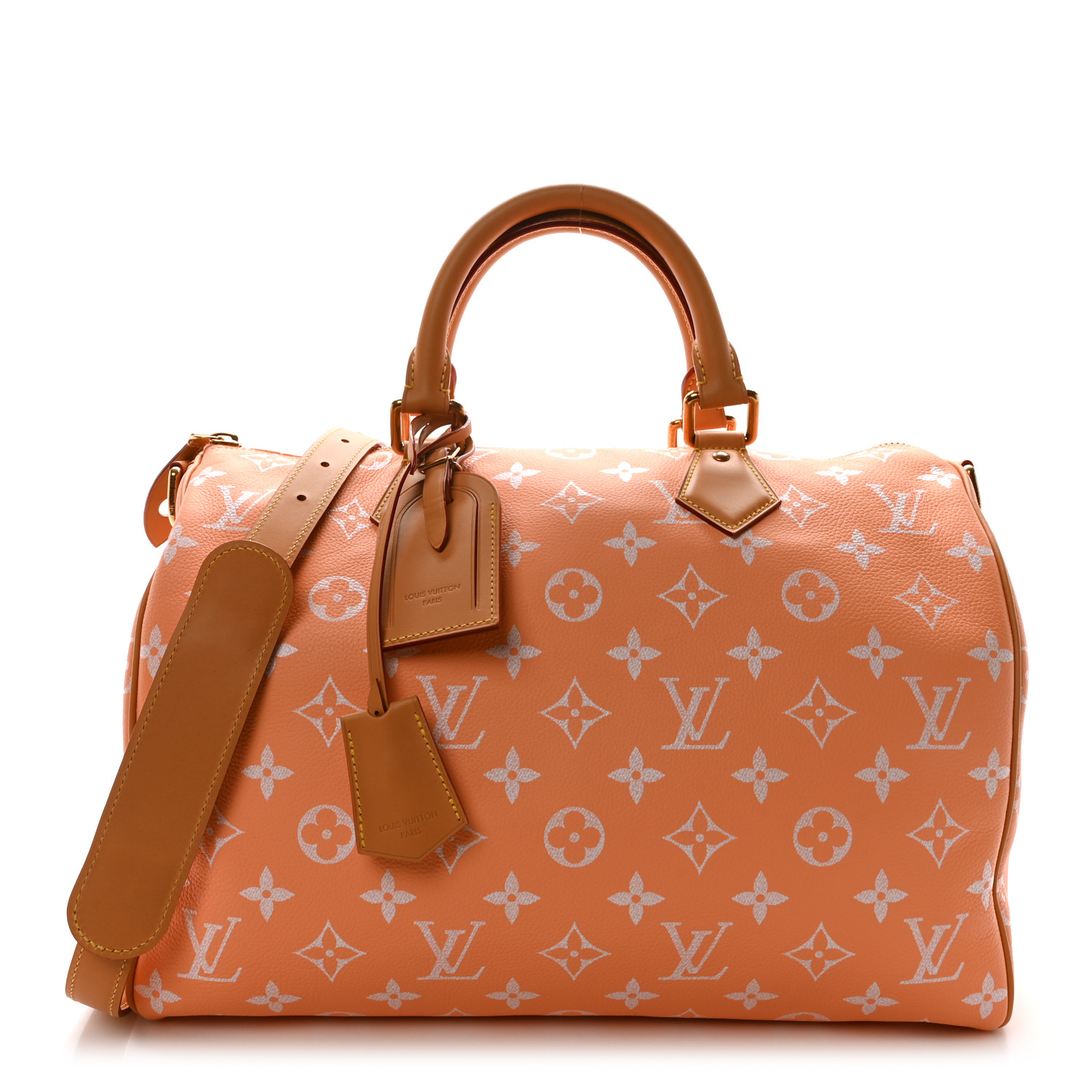 LOUIS VUITTON Calfskin Monogram Speedy P9 Bandouliere 40