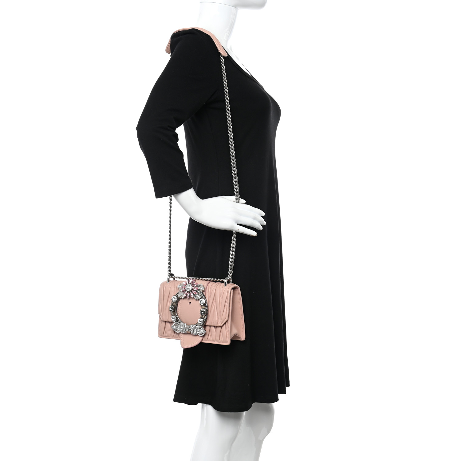 バッグ miu miu Matelasse Orchidea TU MIU MIU Nappa Matelasse Mini Backpack Orchidea 406359