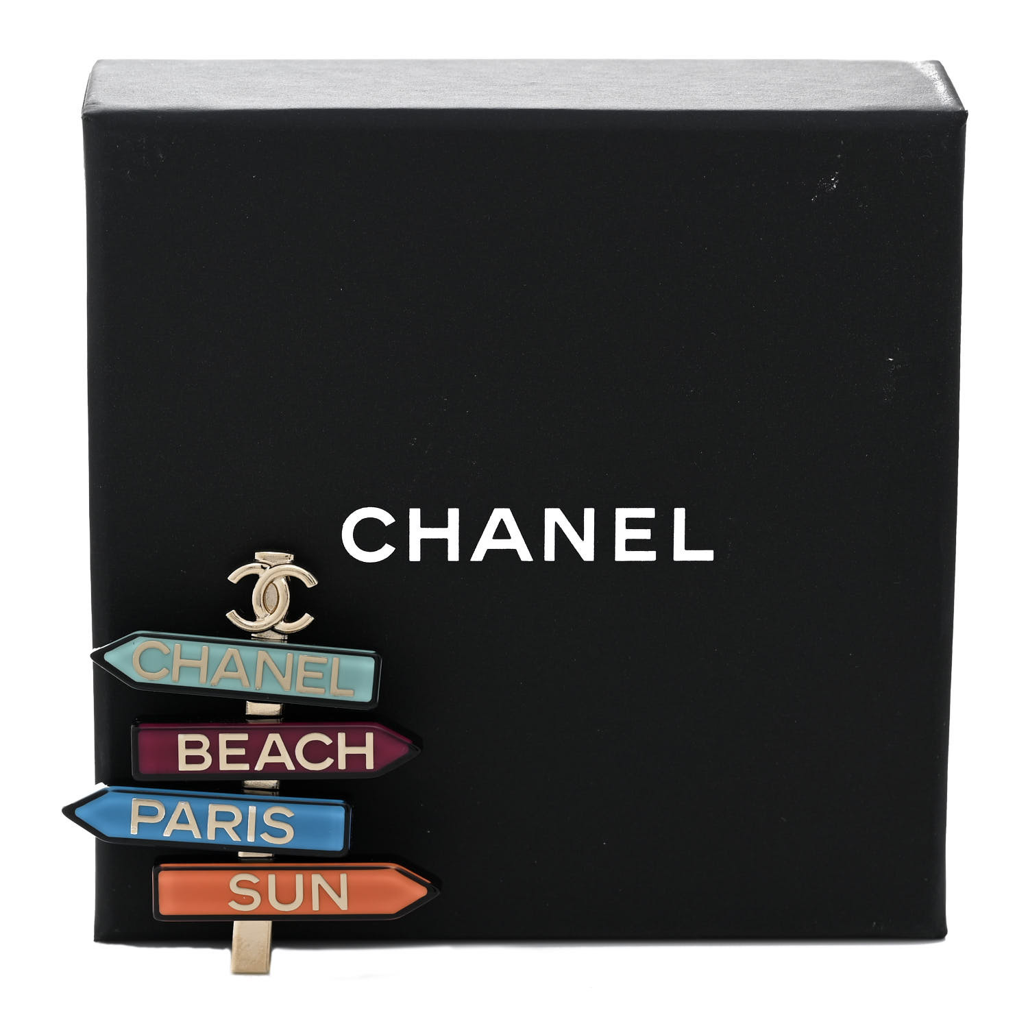 CHANEL150ML daishin CHANEL Metal CC Diamond Quilted Brooch Light Gold 1700156