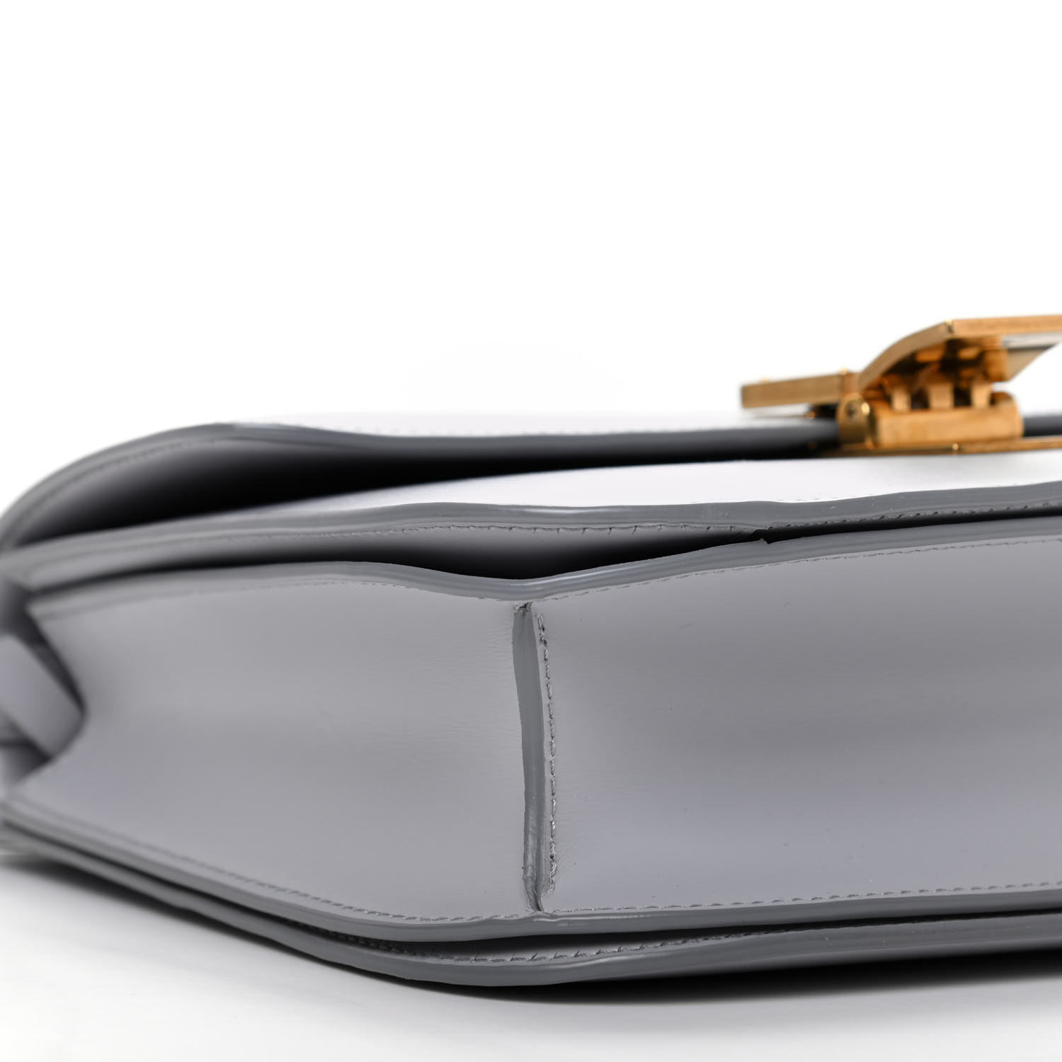 【CELINE】セール ミディアム CLASSIC ライトグレー CELINE Box Calfskin Medium Classic Box Flap Bag Light Grey