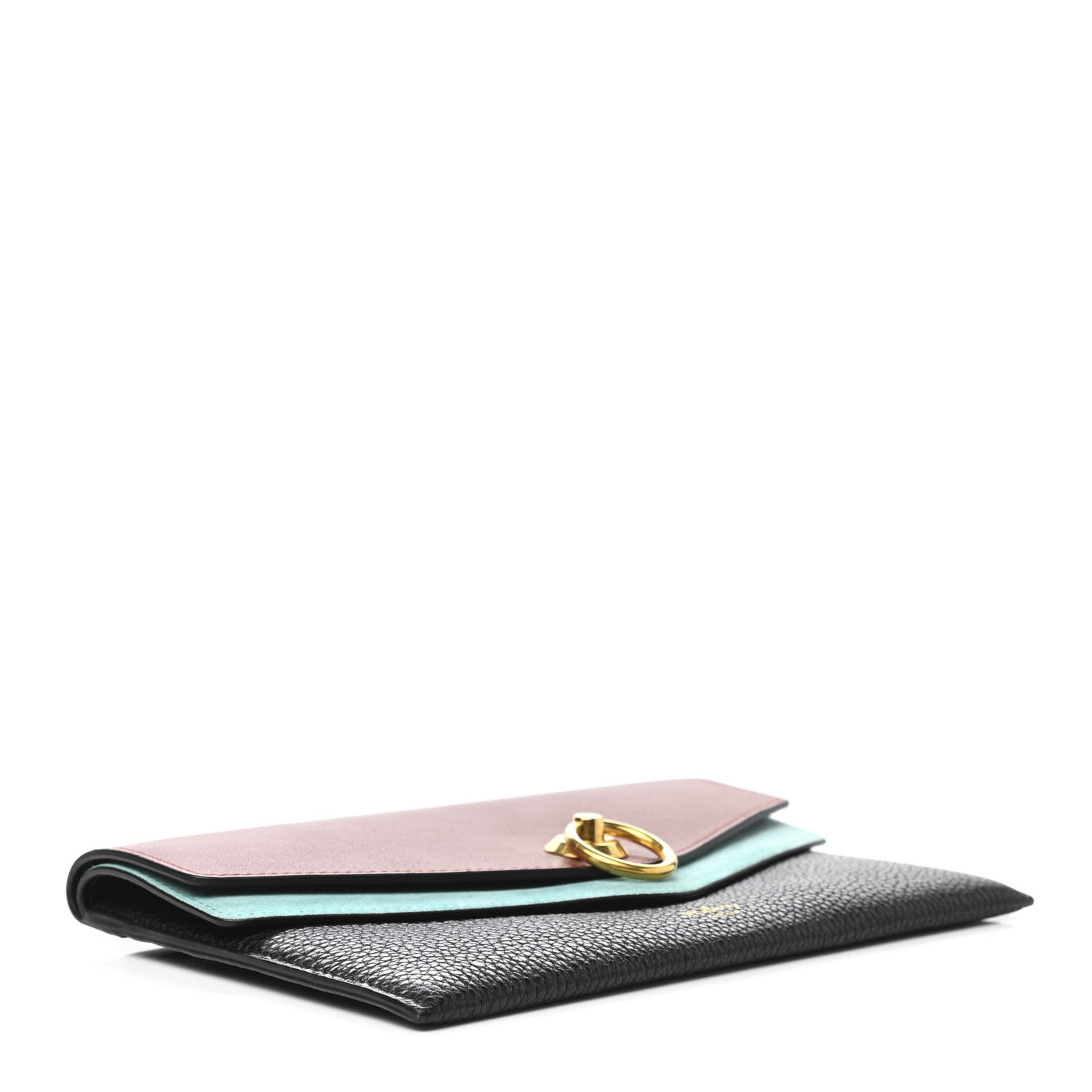 MULBERRY Small Classic Grain Suede Harlow Clutch Wallet