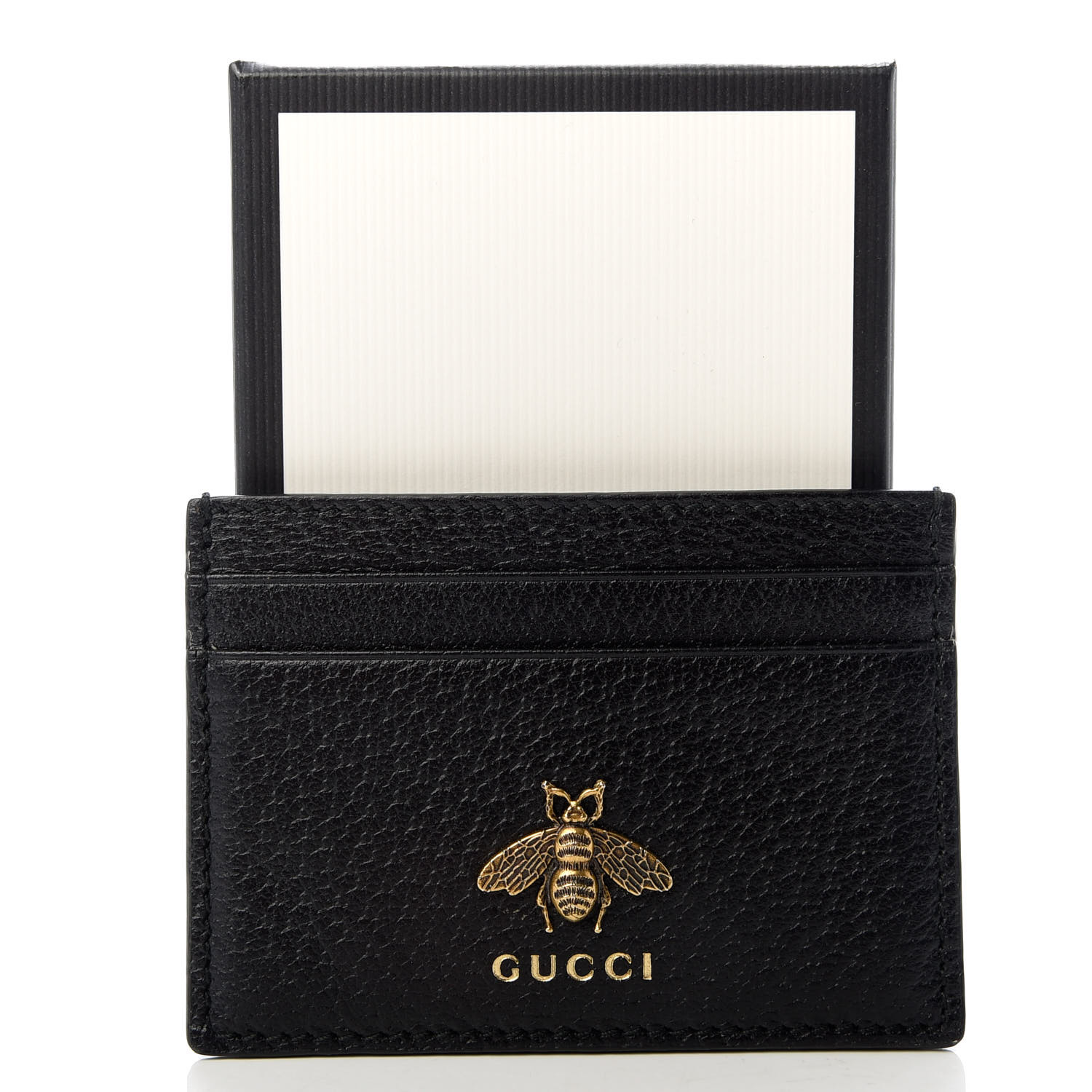 gucci animalier card case