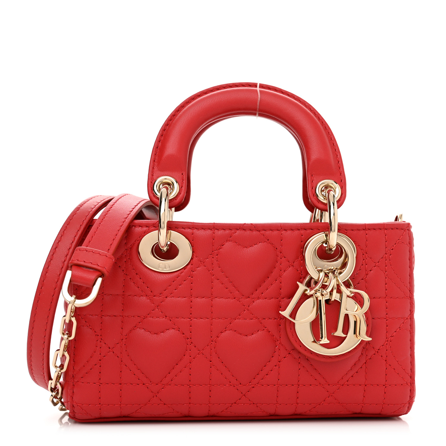 【DIORらしい】DIOR - Dioramour Lady D-Joy マイクロバッグ Lady D-Joy Micro Bag Black Cannage Lambskin | DIOR