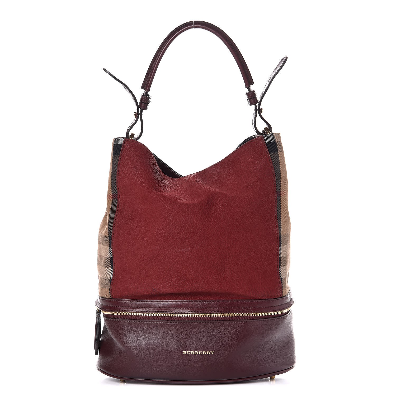 【BURBERRY】MEDIUM CHECK BUCKET BAG Medium Check Bucket Bag – MAYFEYR