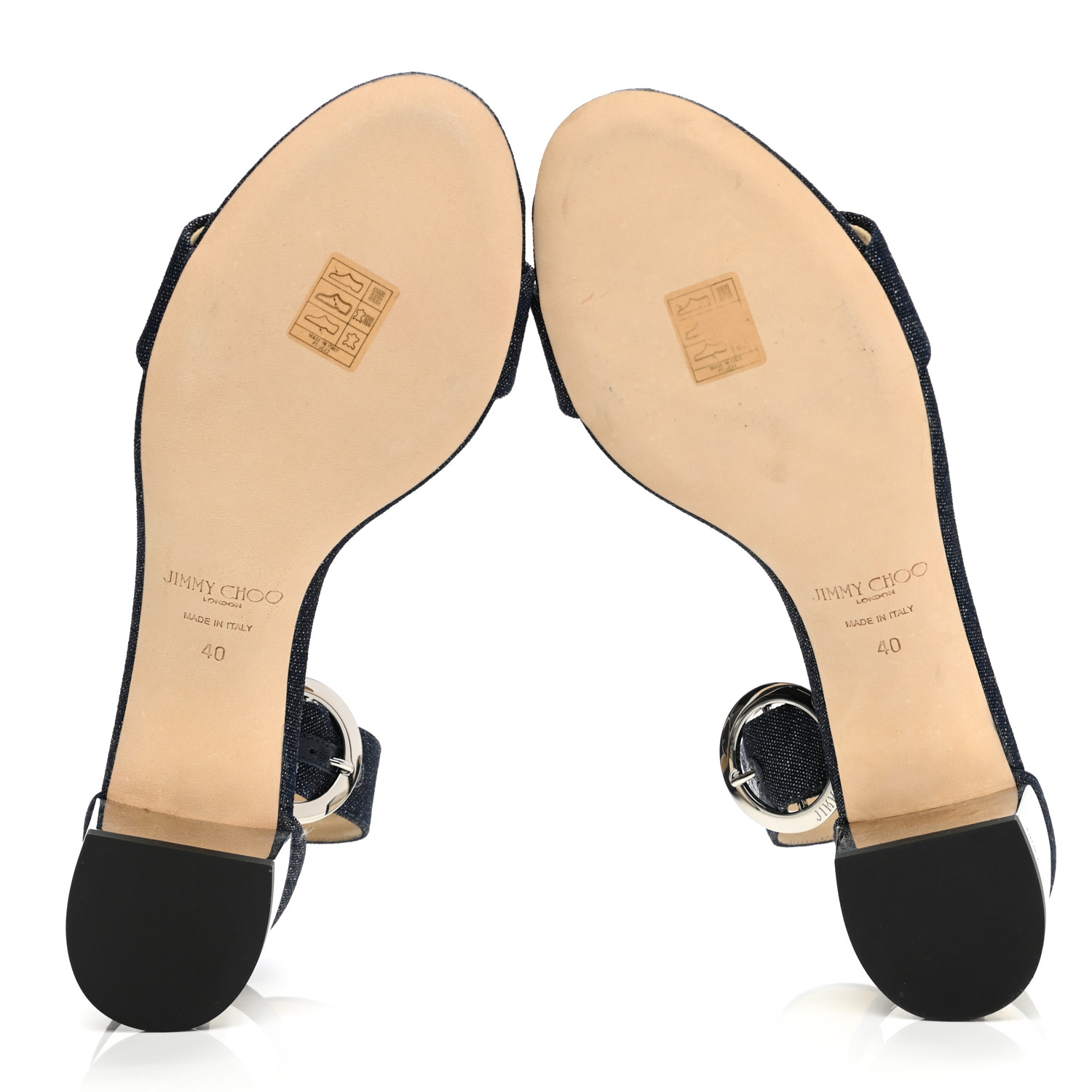 JIMMY CHOO サンダル　ライトブルー　AMELY105 40(25.5) JIMMY CHOO サンダル ライトブルー AMELY105 40(25.5) - メルカリ