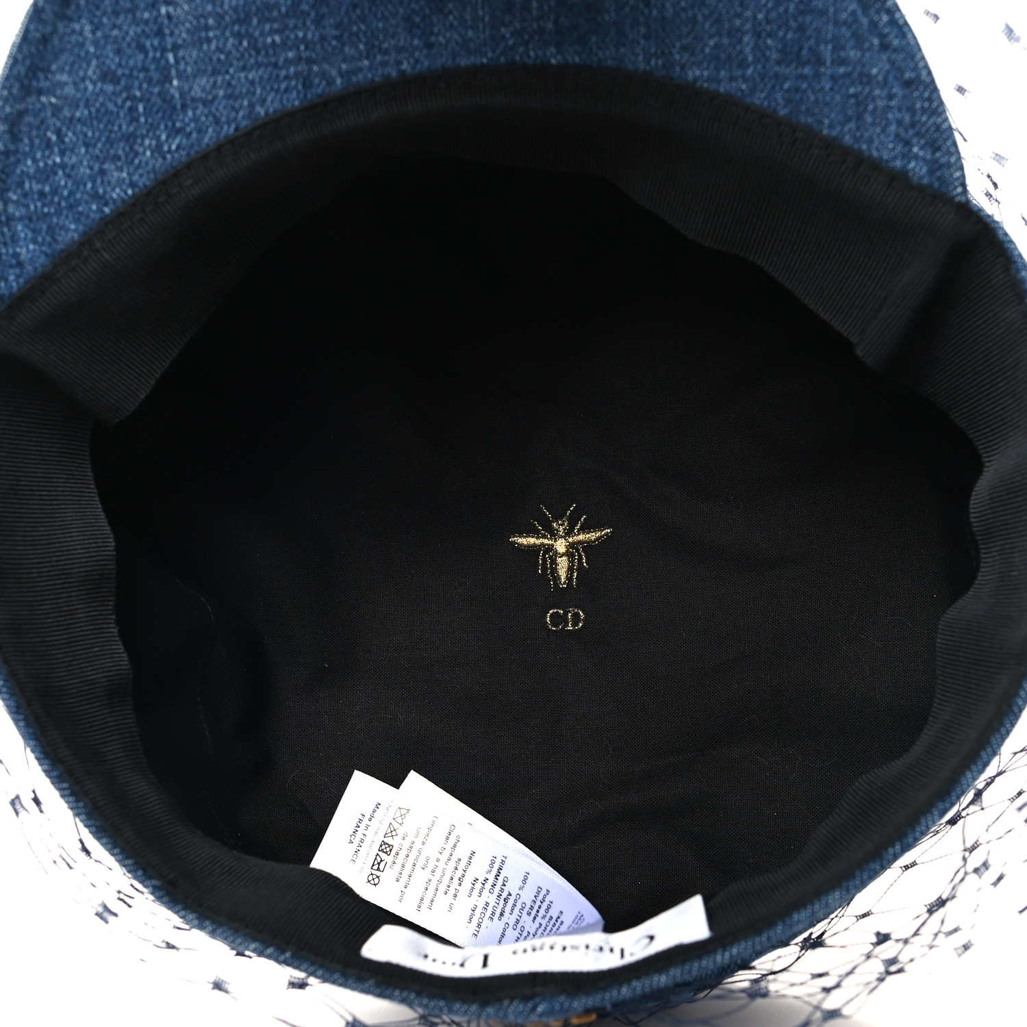 クリスチャンディオール　デニムキャップ Denim Cap with Distressed Effect - Dior - Men | WE IN STYLE