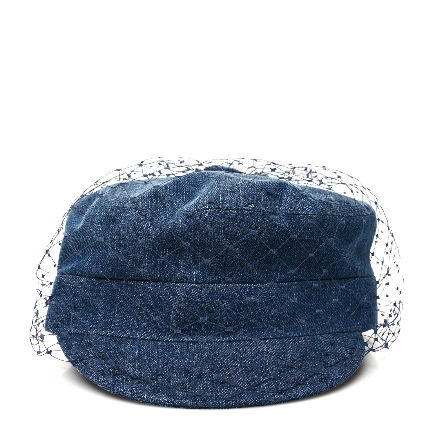 ディオール　Arty キャップ CHRISTIAN DIOR Lambskin Arty Cap with Veil 57 Black 641980
