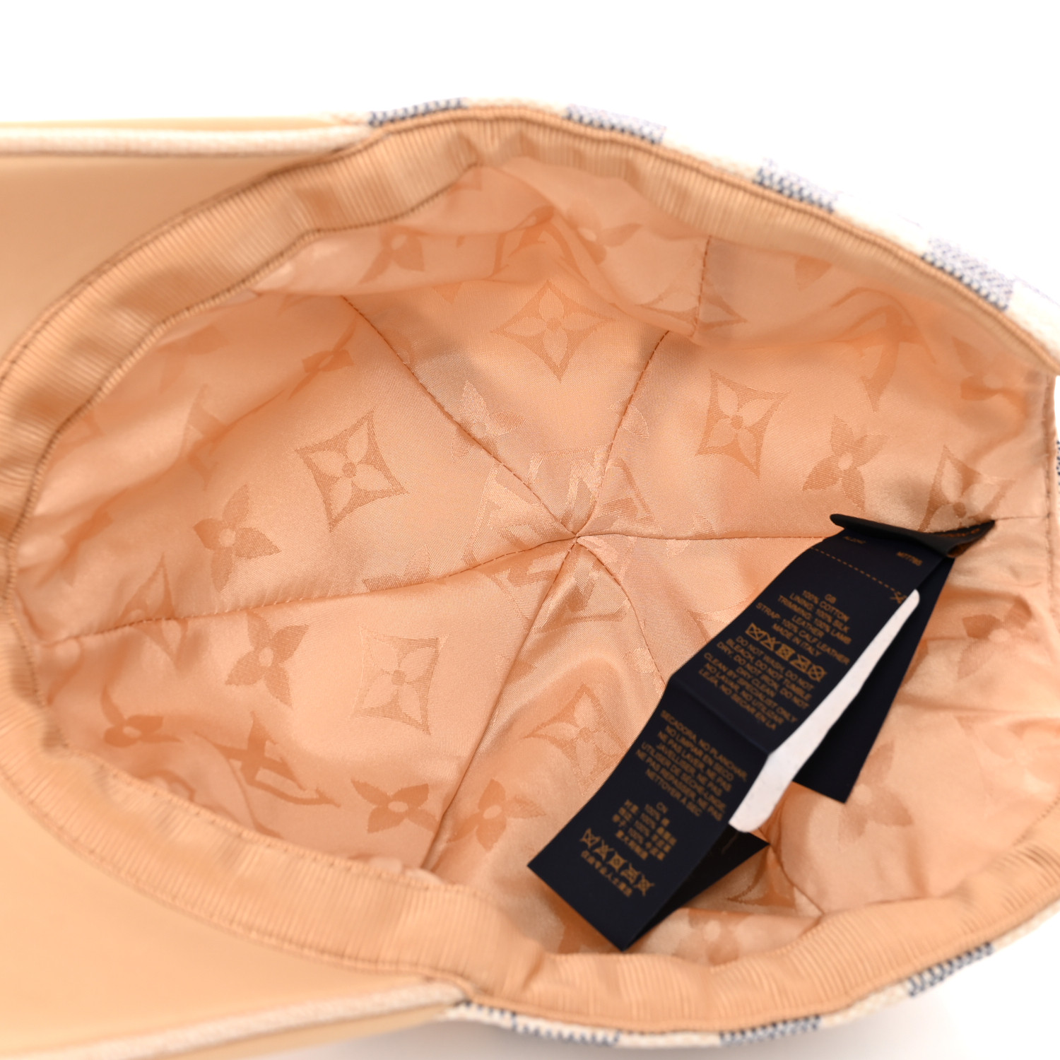 LOUIS VUITTON Damier Azur Cap M 1346226 | FASHIONPHILE