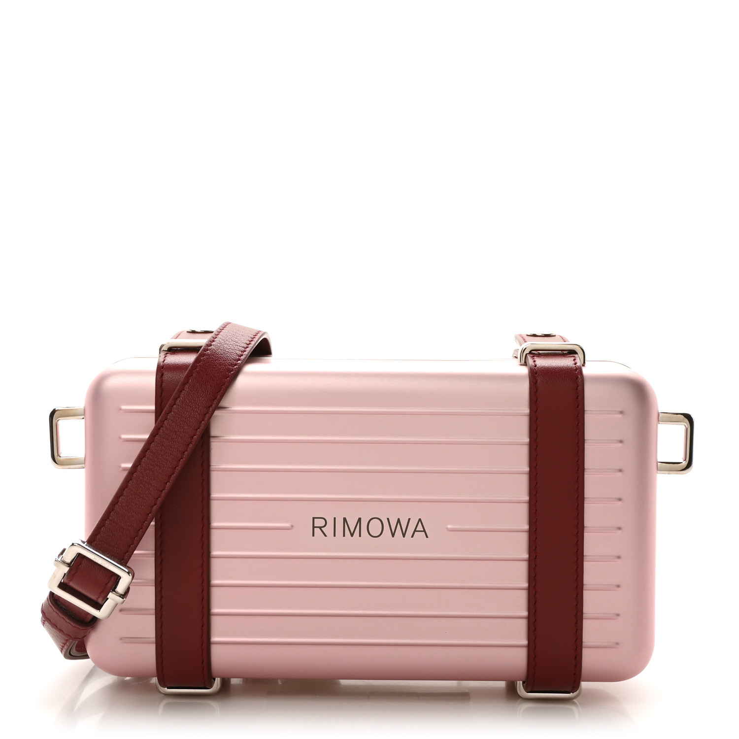 CHRISTIAN DIOR X RIMOWA Aluminum Personal Clutch On Strap