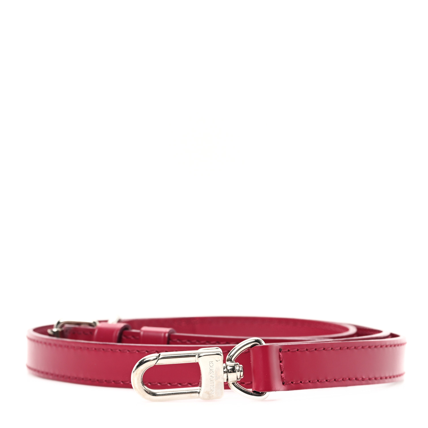 LOUIS VUITTON レザー ベルト ブラウン/ピンク Louis Vuitton Purple Two-Tone Leather Shoulder Strap