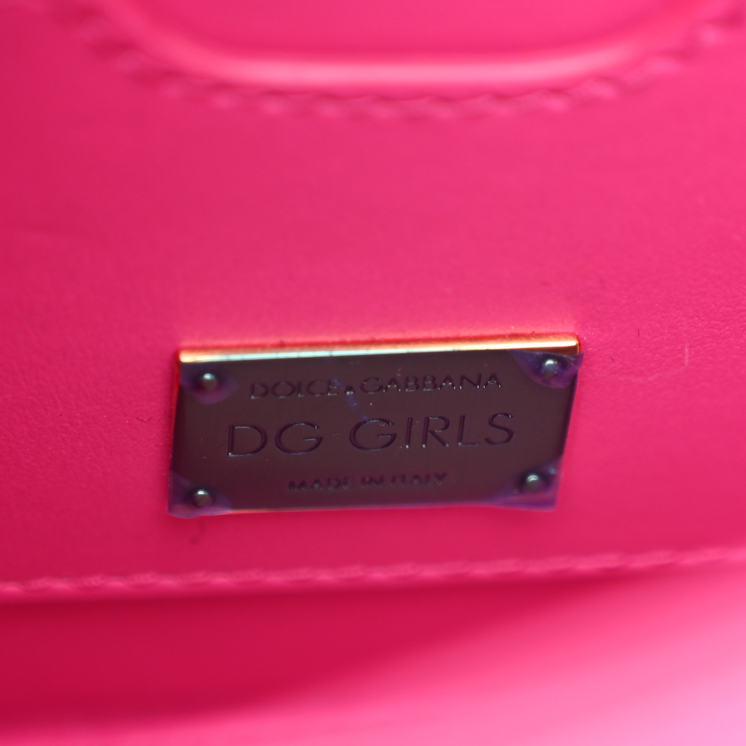 バッグ・カバンその他 DOLCE  GABBANA Women Bags BB7603 AQ845 80405 PINK 3.5 Rosa Leather Logo Crossbody Bag