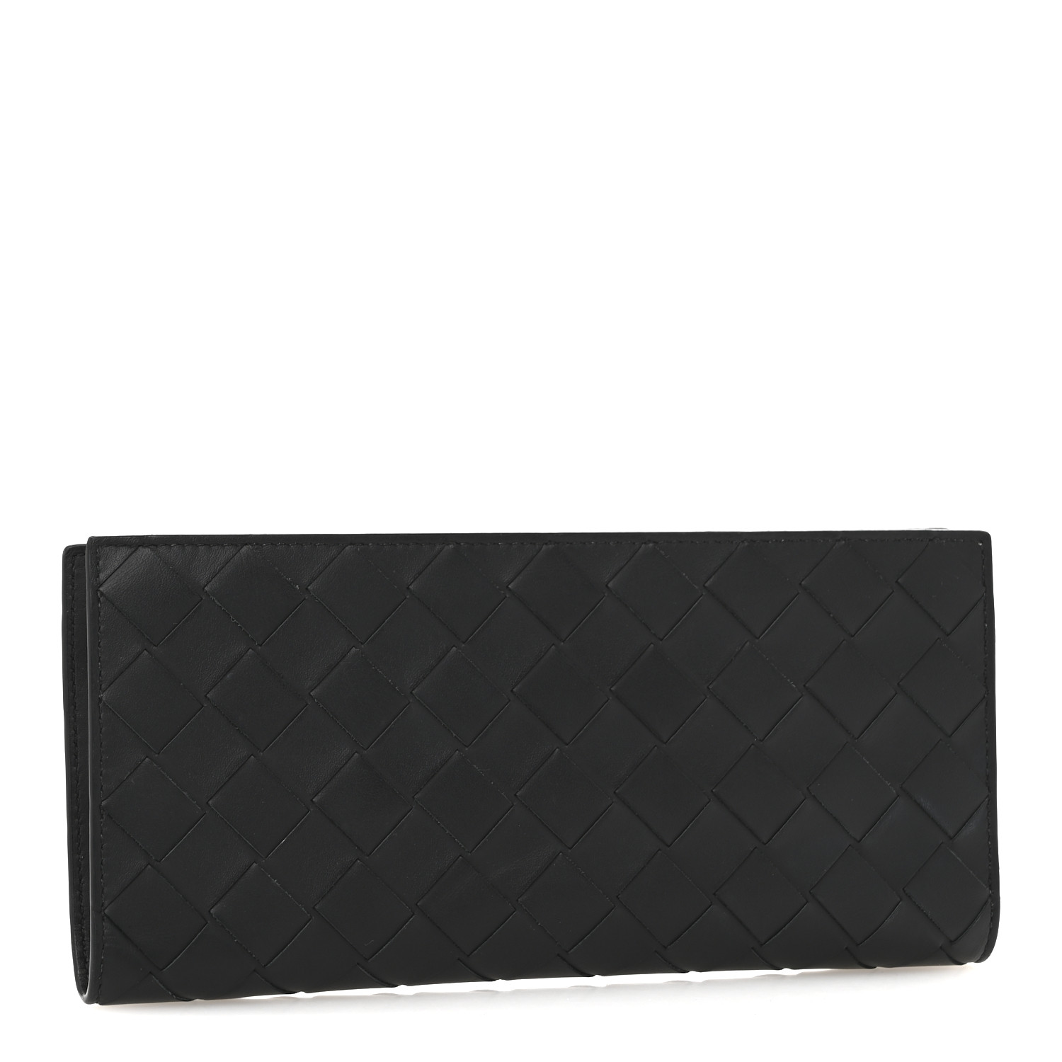 折りたたみ財布 Bottega Veneta Nappa Leather Small Intrecciato Wallet BOTTEGA VENETA Nappa Intrecciato Zip Wallet Black 1692731
