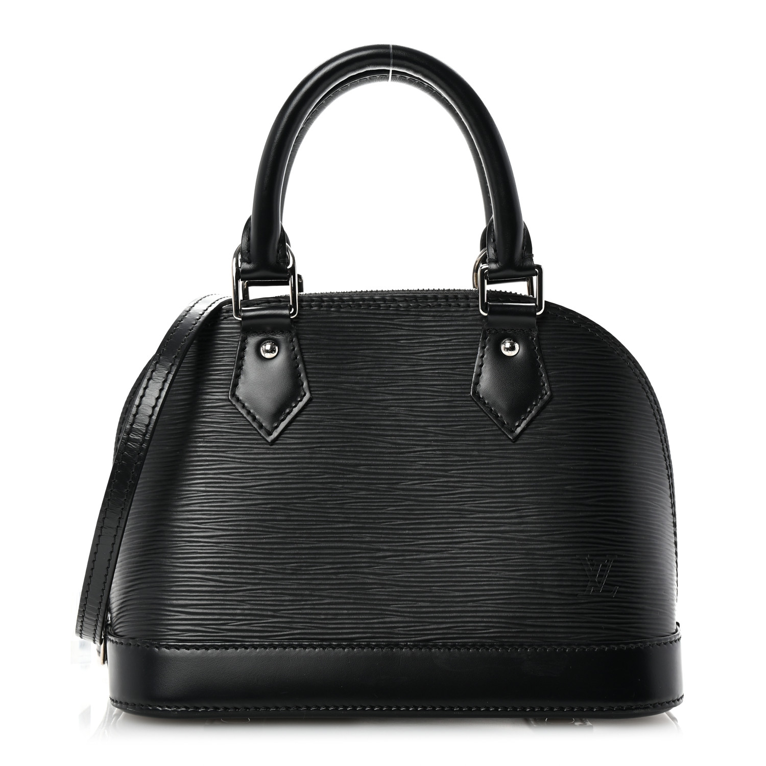 LOUIS VUITTON Epi Alma BB Black 1684548 | FASHIONPHILE
