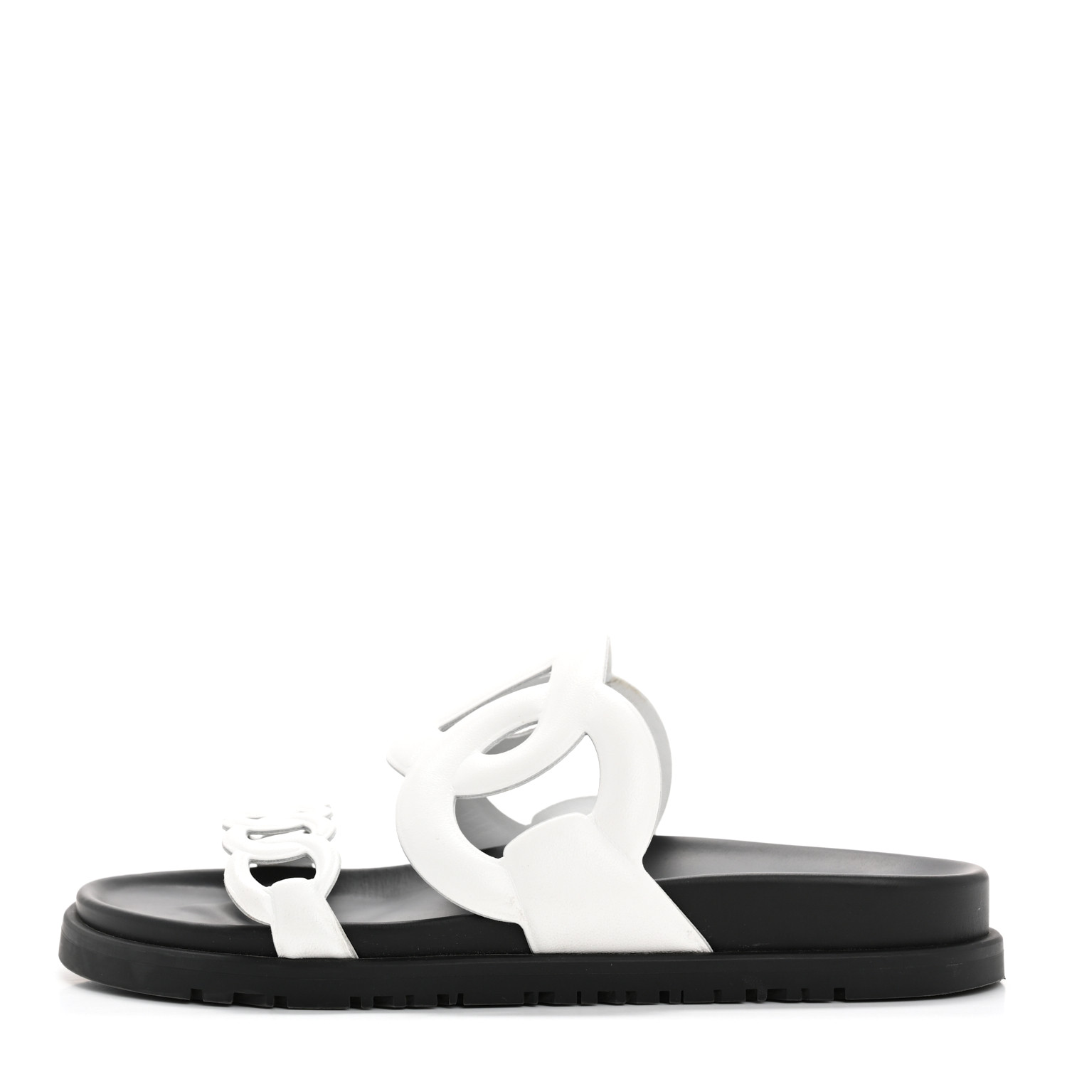 HERMES シプレ ホワイト 35.5 HERMES Nappa Womens Extra Sandals 35.5 White 1676900