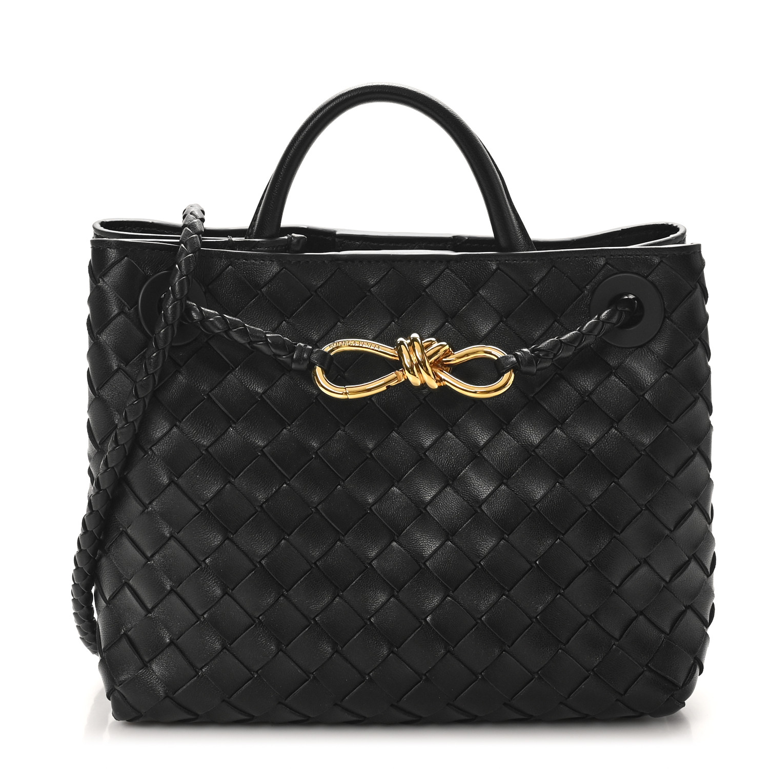 ショルダーバッグ・ポシェット Bottega Veneta Andiamo Crossbody Bag In Intrecciato Nappa BOTTEGA VENETA Nappa Intrecciato Small Andiamo Shoulder Bag