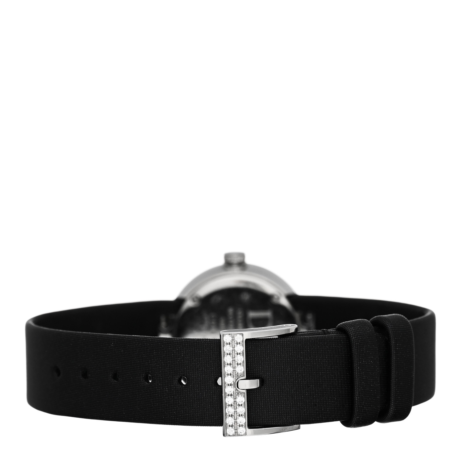 CHRISTIAN DIOR Stainless Steel Satin Diamond Bezel Mother of