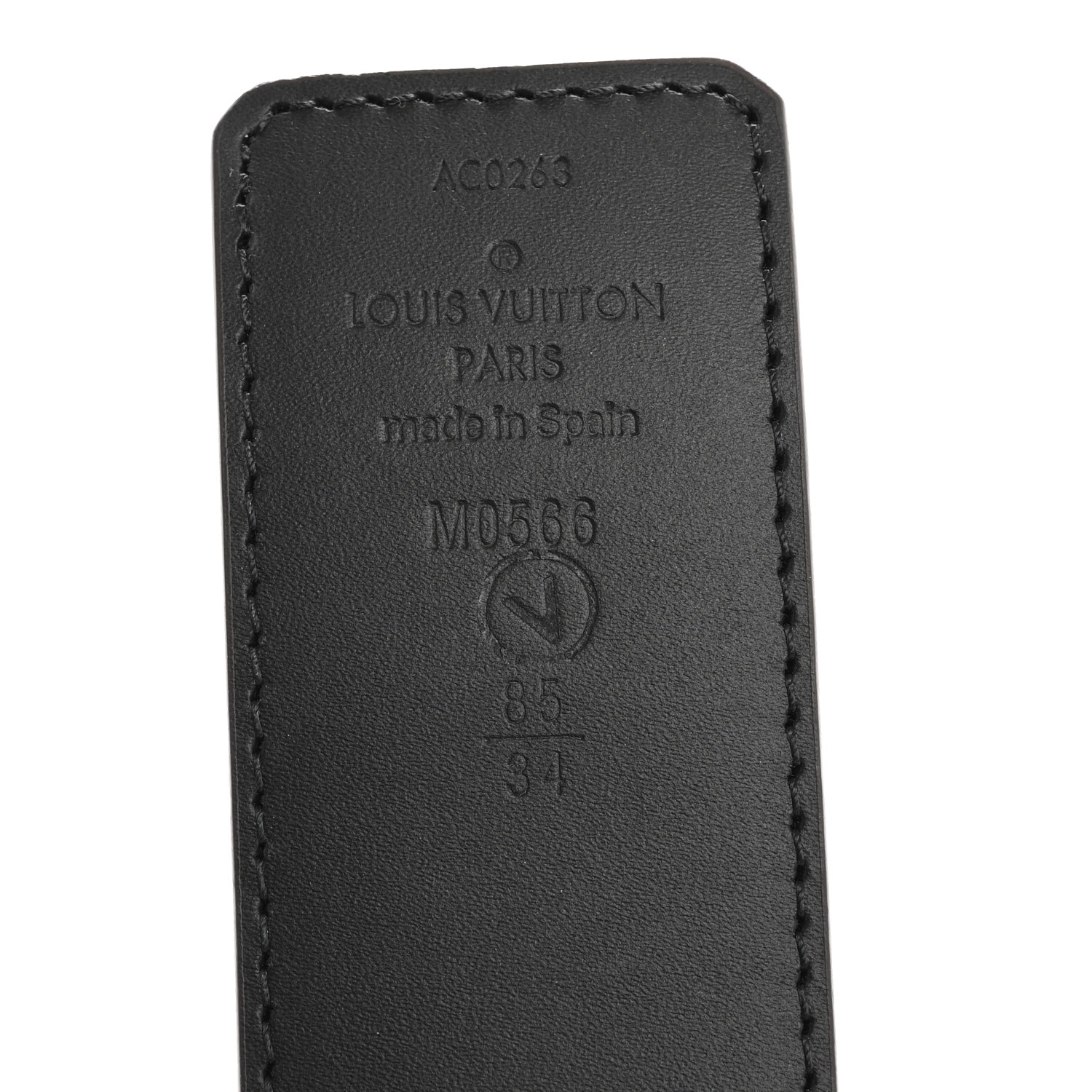 LOUIS VUITTON Calfskin Monogram 40mm LV Initiales Reversible