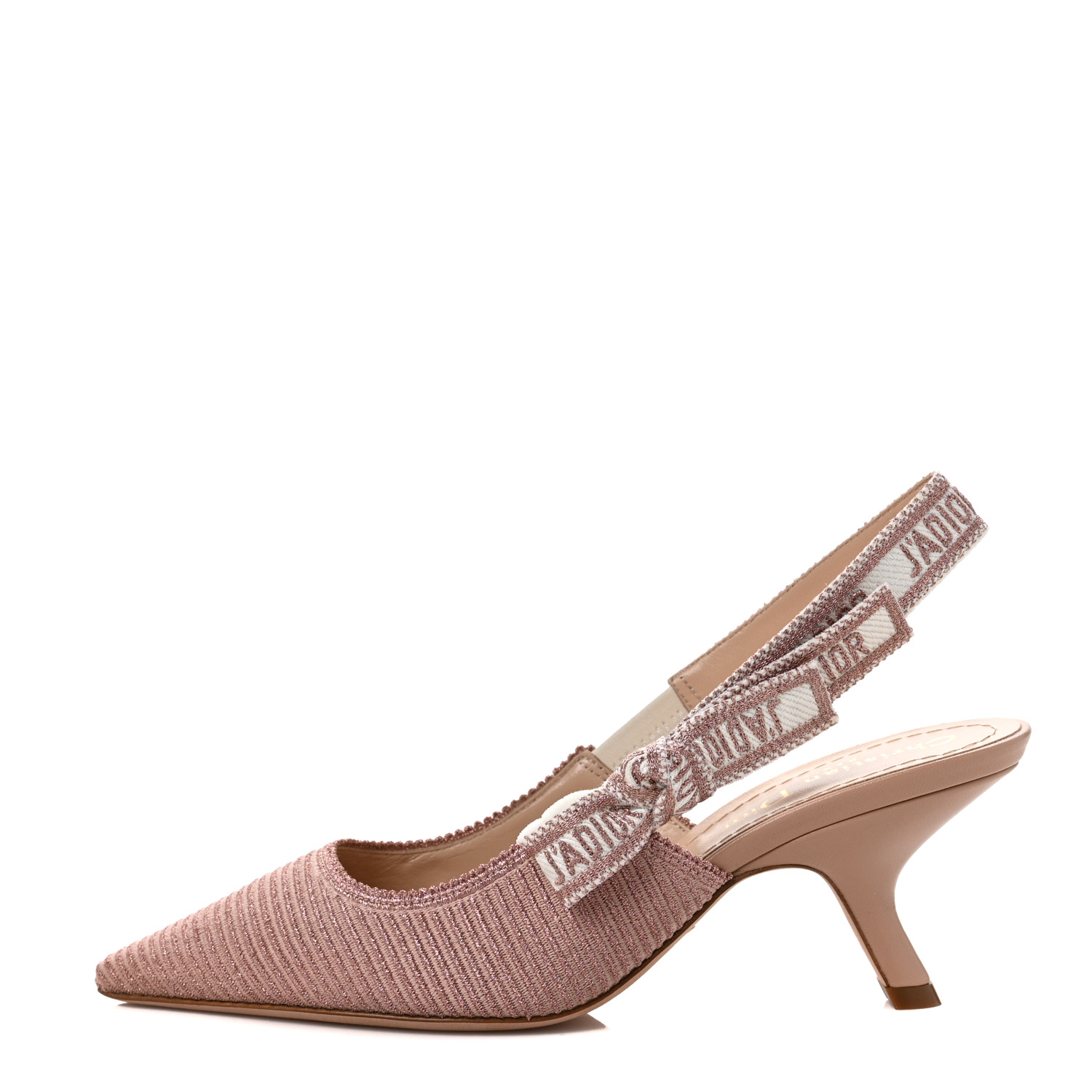 CHRISTIAN DIOR Laminated Cotton Embroidered J'Adior