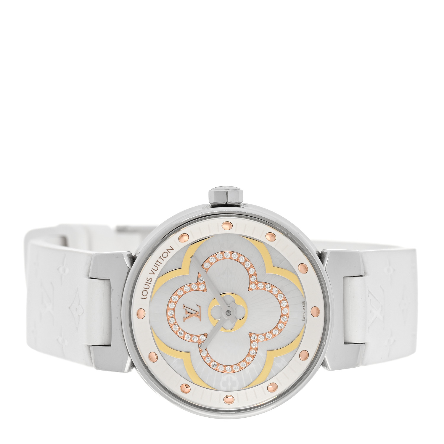 ルイヴィトン　TAMBOUR QUARTZ Tambour Street Diver, Quartz, 39.5mm, Steel and pink gold