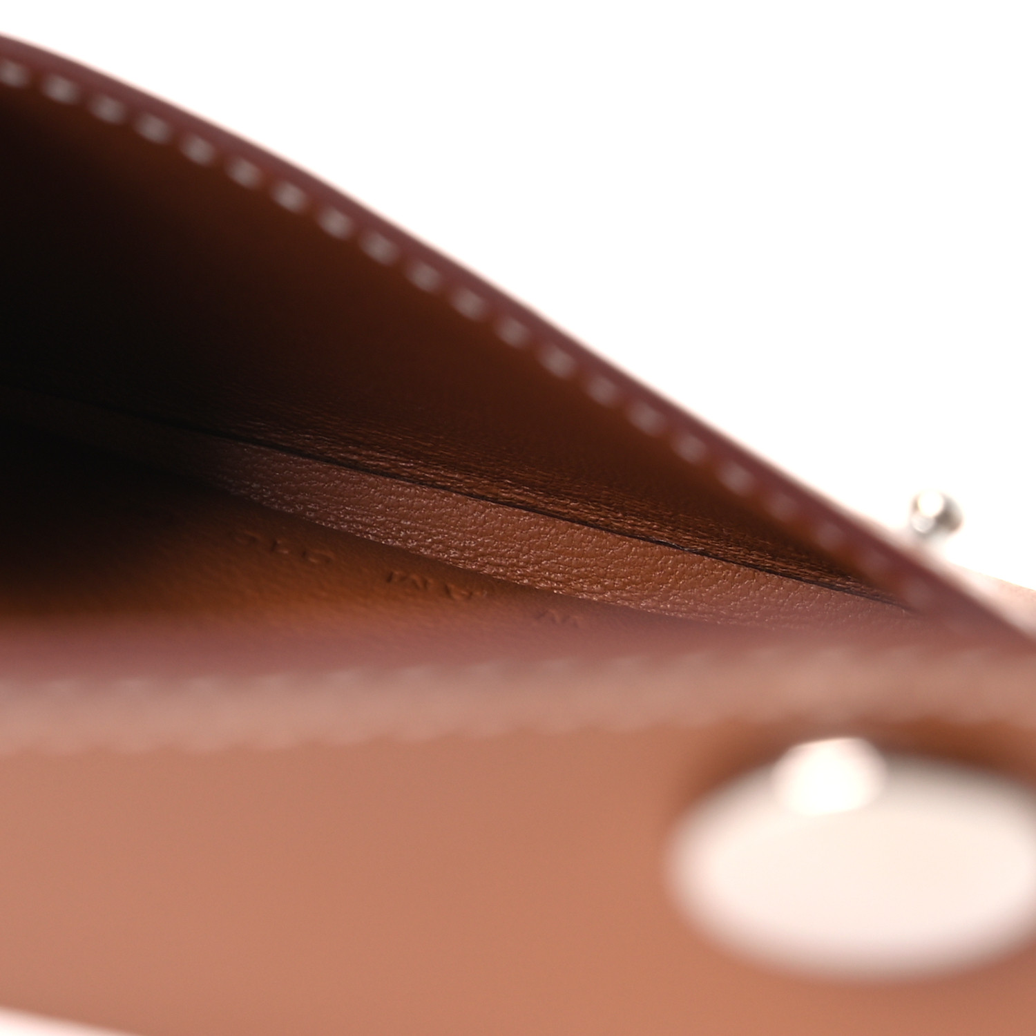 HERMES Swift Hermesnap Card Holder Gold 1614460 | FASHIONPHILE