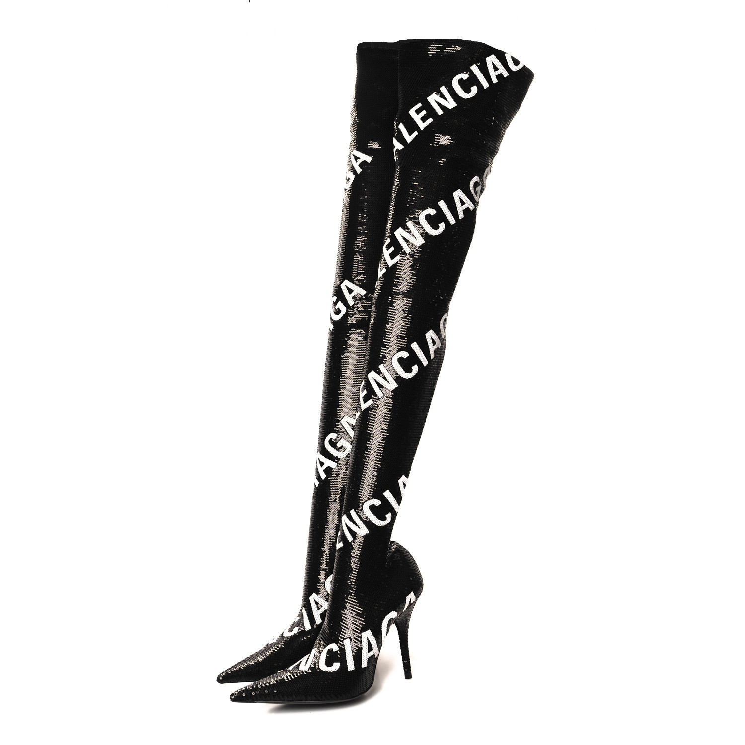 *BALENCIAGA* Knife BB レザーブーツ ゴールドロゴ付き ブラック Balenciaga Knife BB 80mm Ankle Boots | Black | FARFETCH