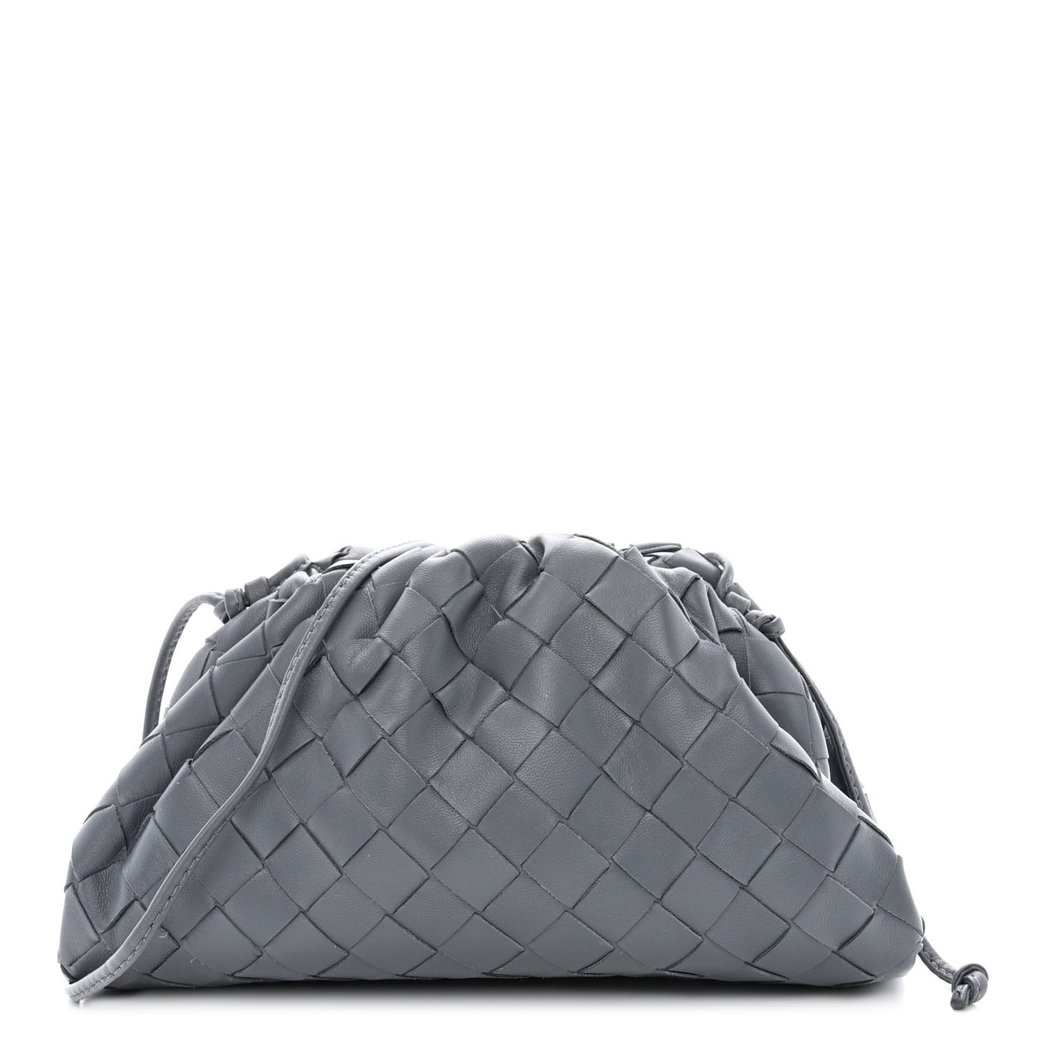 BOTTEGA VENETA Nappa Intrecciato The Mini Pouch Thunder