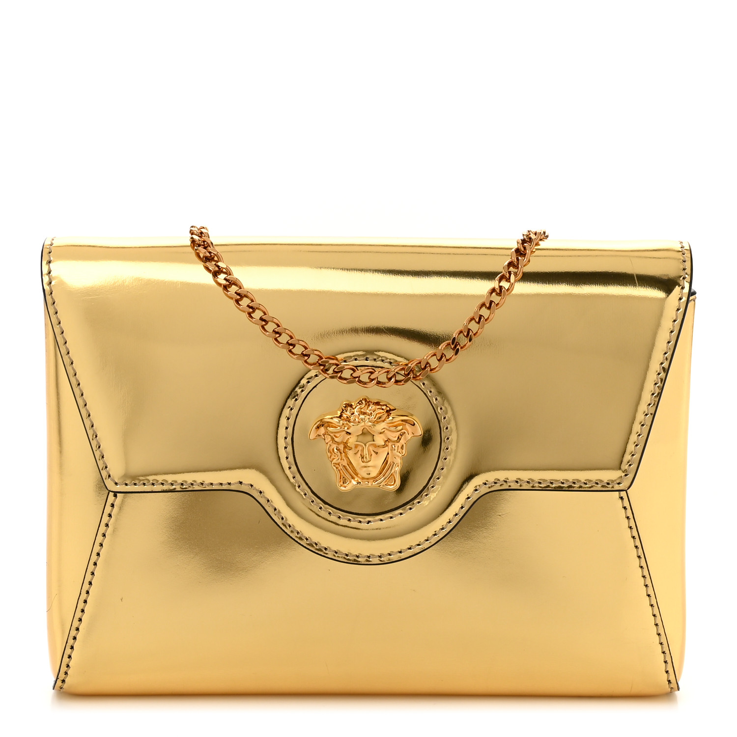 Versace ポーチ Versace Leather Zip Pouch - Free Shipping | DSW