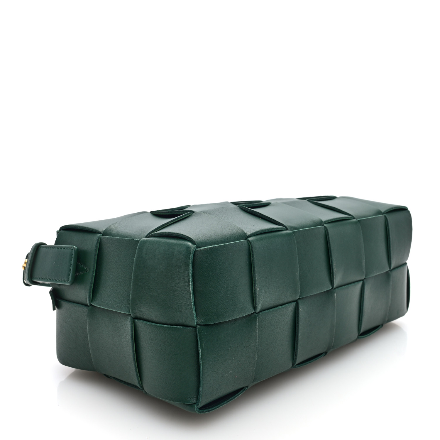 【BOTTEGA VENETA】Cassette Bag Raintree BOTTEGA VENETA Paper Calfskin Maxi Intreccio Small Cassette