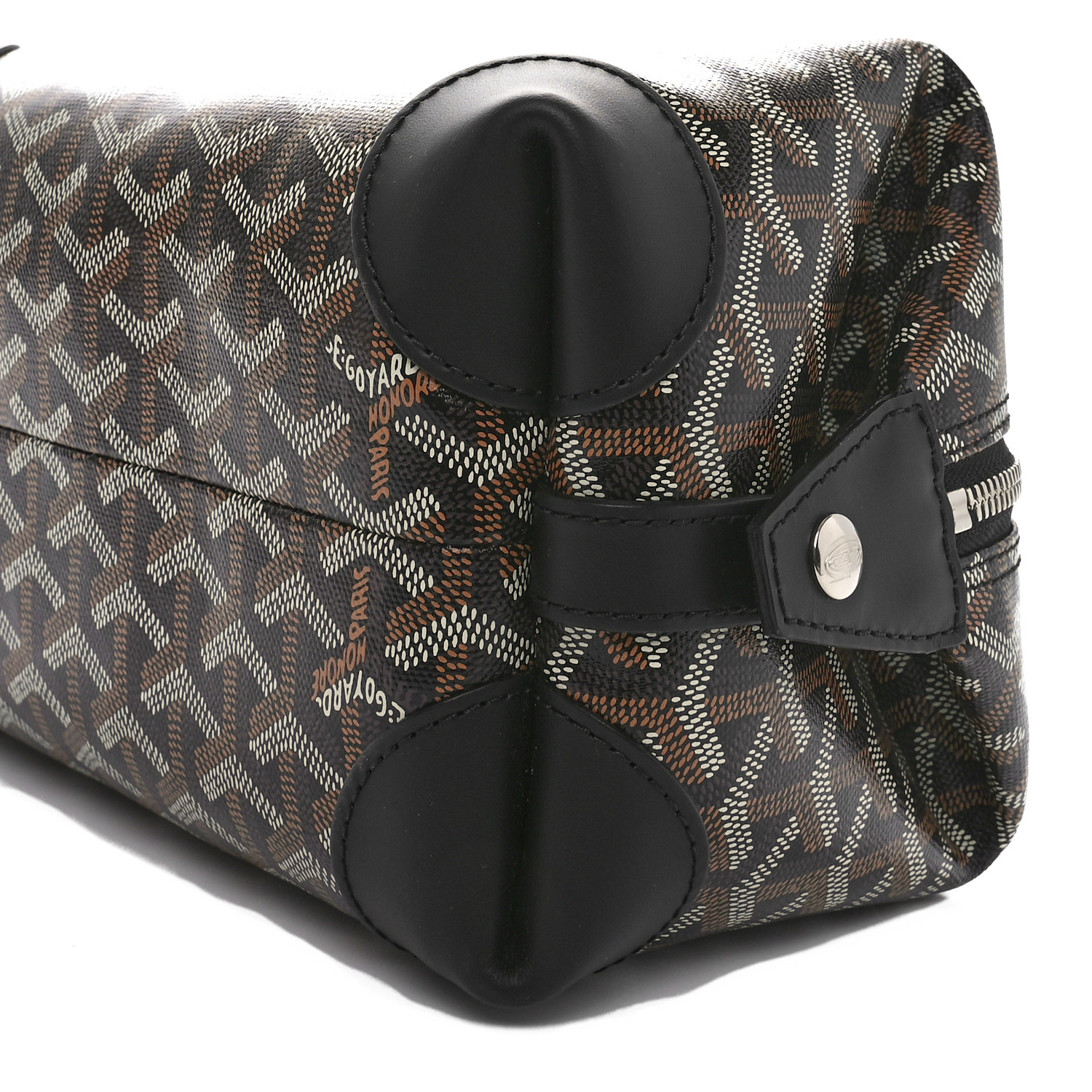 GOYARD Goyardine Boeing 25 Trousse de Toilette Black 1669103