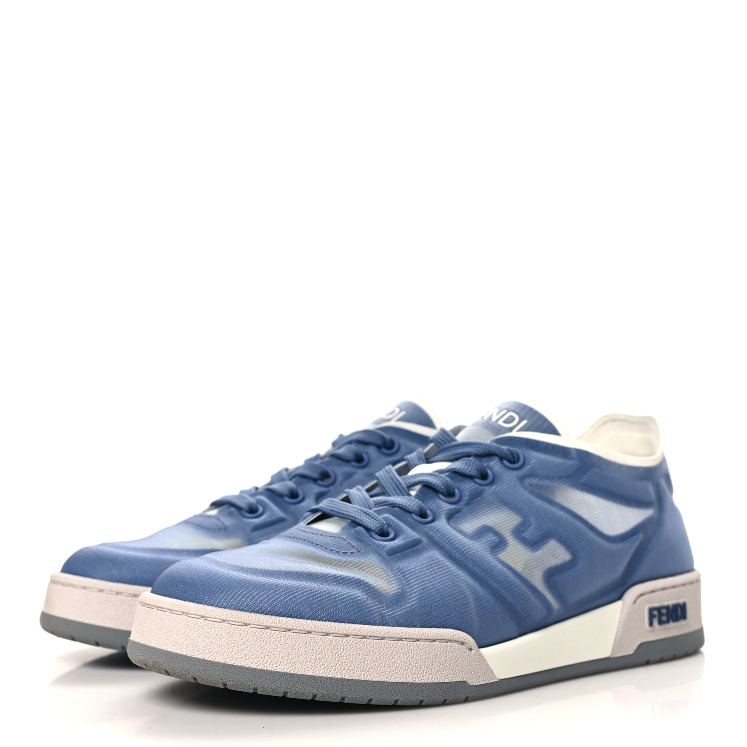 FENDI Fabric Mesh Fendi Match Low Top Sneakers 39 Perfect