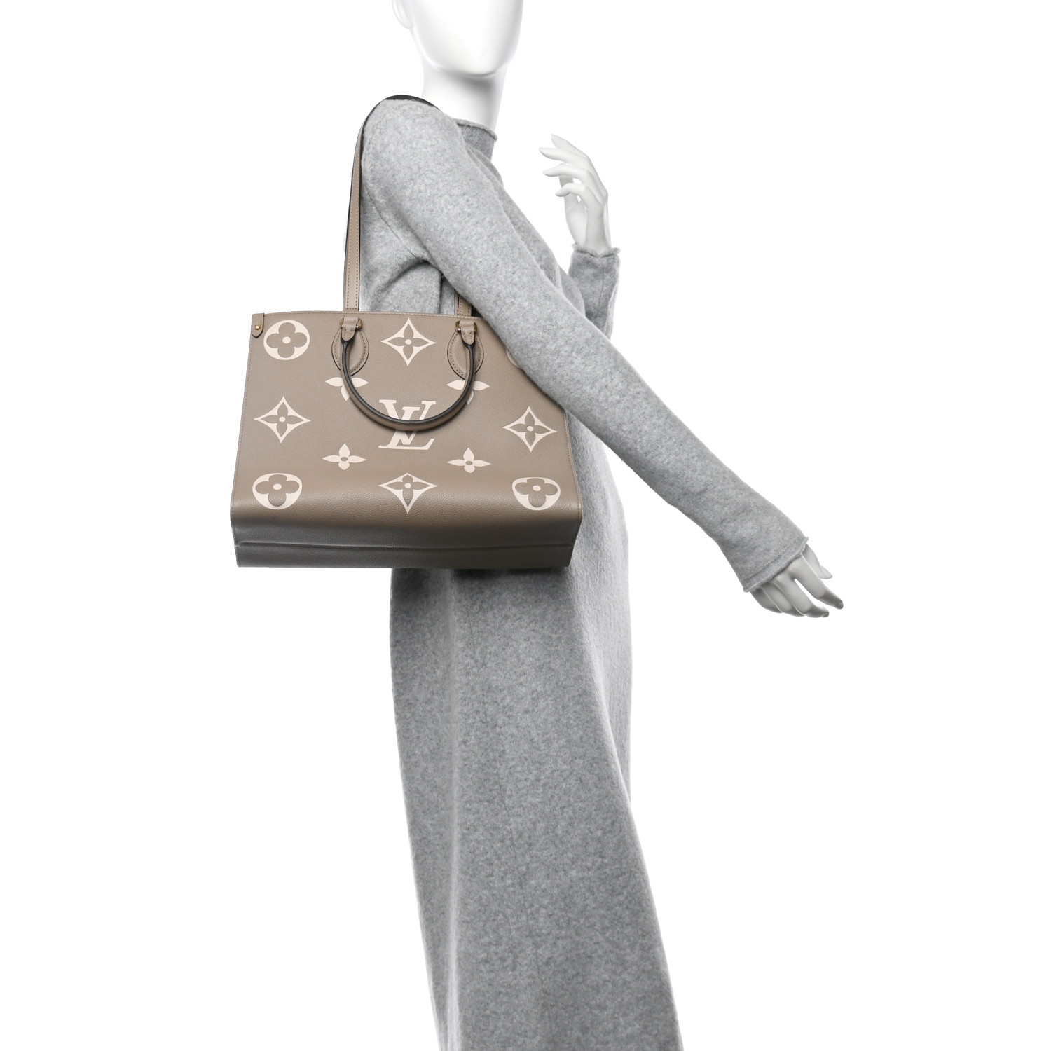 Louis Vuitto（ルイヴィトン）ネオノエMM Tourterelle / Creme Louis Vuitton Tourterelle Creme Giant Monogram Empreinte