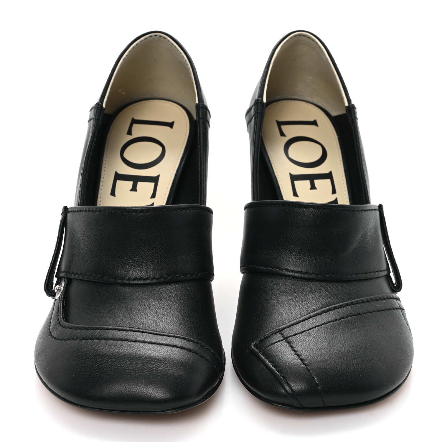 LOEWE Goatskin Toy Panta 90 Pumps 36 Black 1665125