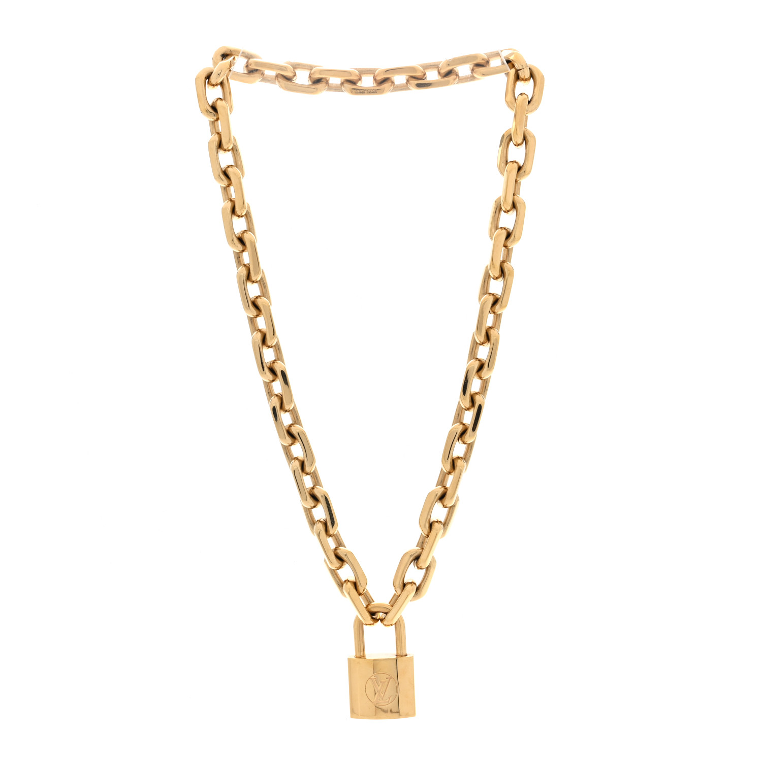 【胸元に存在感をON】LOUIS VUITTON★LV Edge Cadenasネックレス LOUIS VUITTON LV Edge Necklace Cadenas Gold 1639039