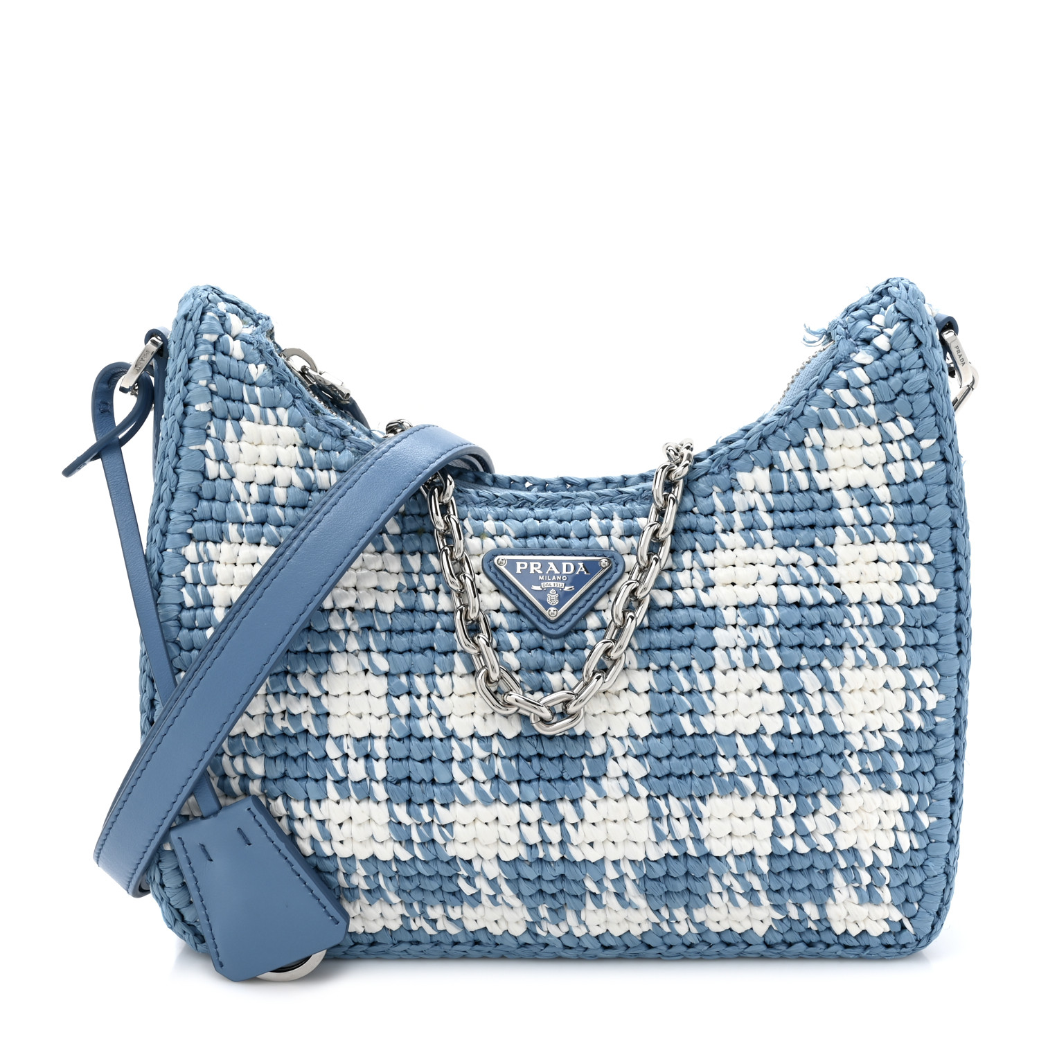PRADA 'Bandoliera' crochet shoulder bag ショルダーバッグ Prada Leather Crochet Shoulder Bag | Neiman Marcus