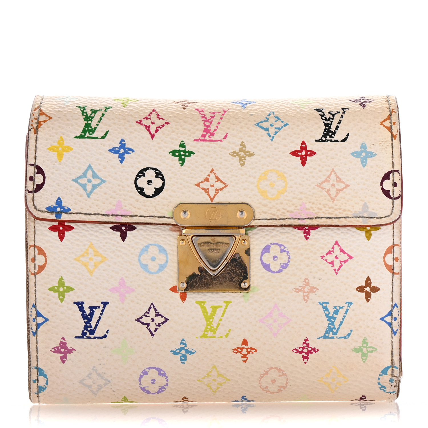 小物 Louis Vuitton LOUIS VUITTON Monogram Multicolor Pochette Accessories Black