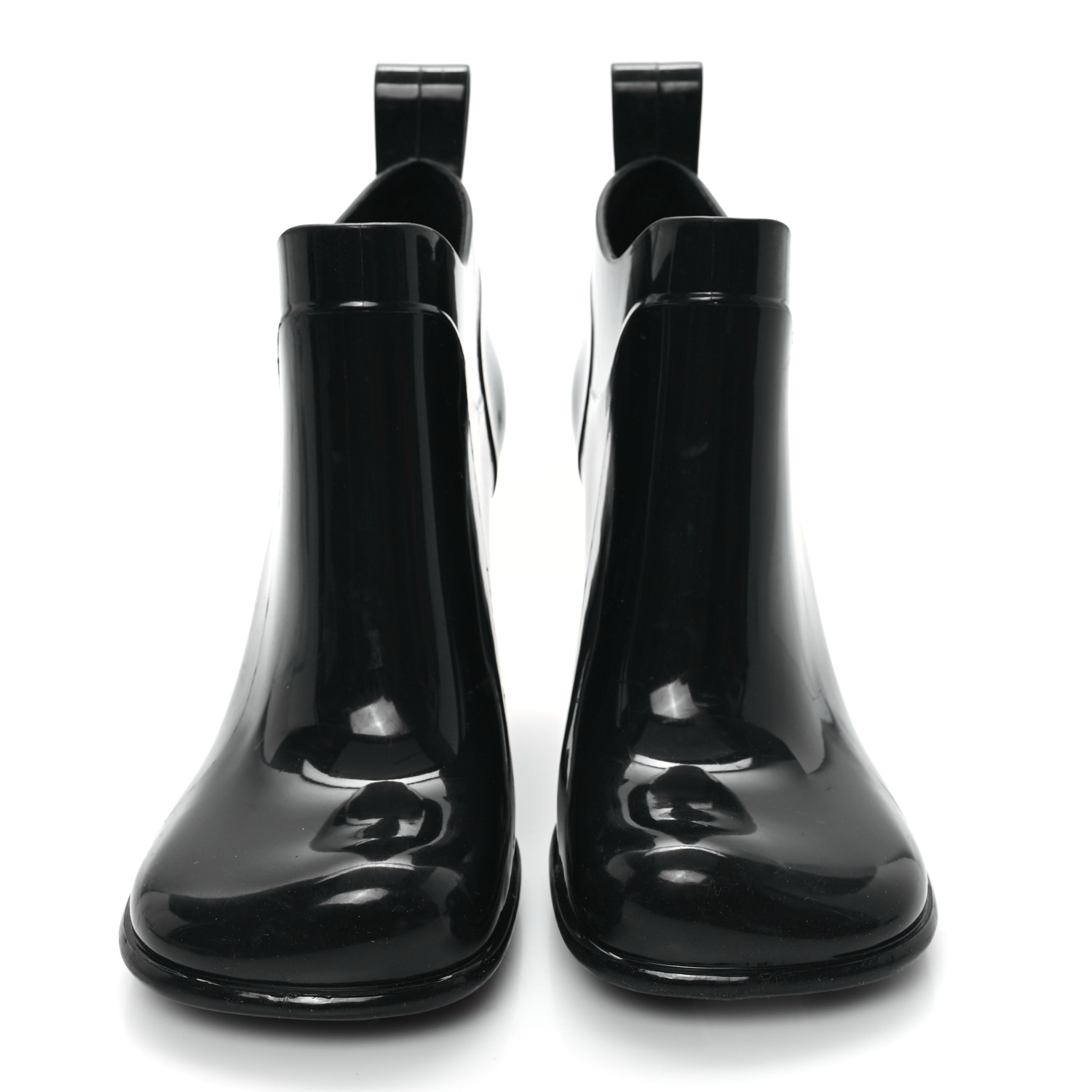 【送料&関税込】Bottega Veneta Shine Ankle Boots BOTTEGA VENETA Rubber Shine Ankle Boots 37 Black 1665079