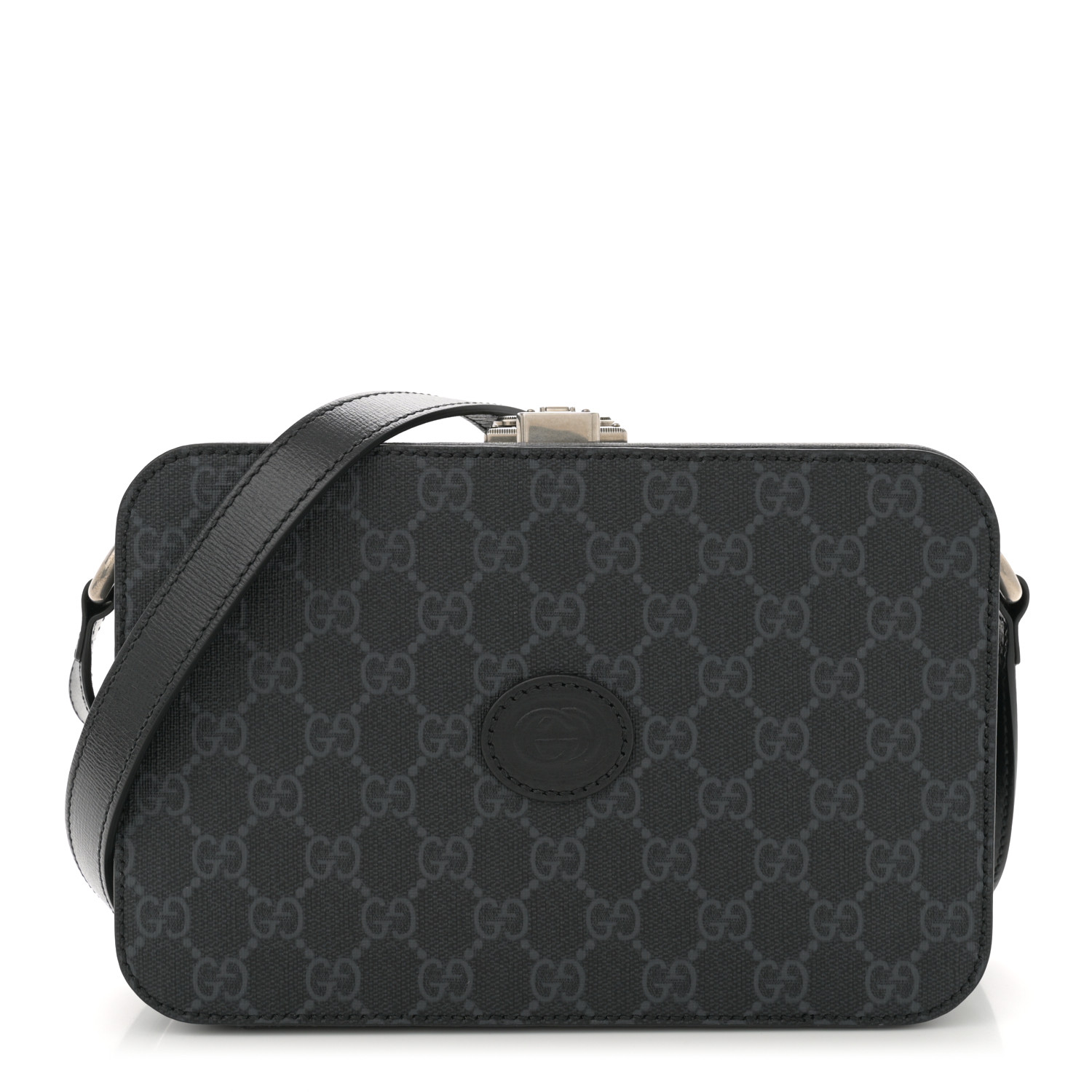 GUCCI バック GUCCI GG Supreme Monogram Azalea Calfskin Retro Interlocking